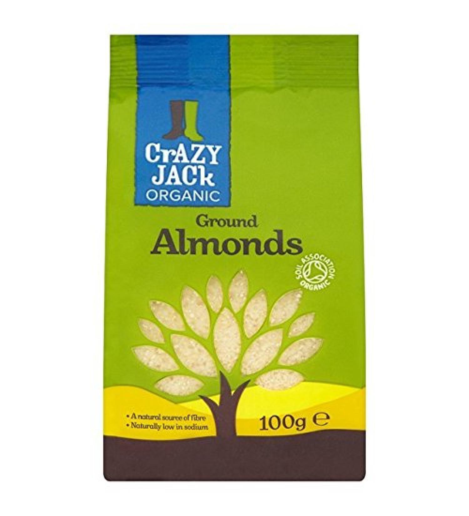 Crazy Jack Crazy Jack Organic Ground Almonds 100g