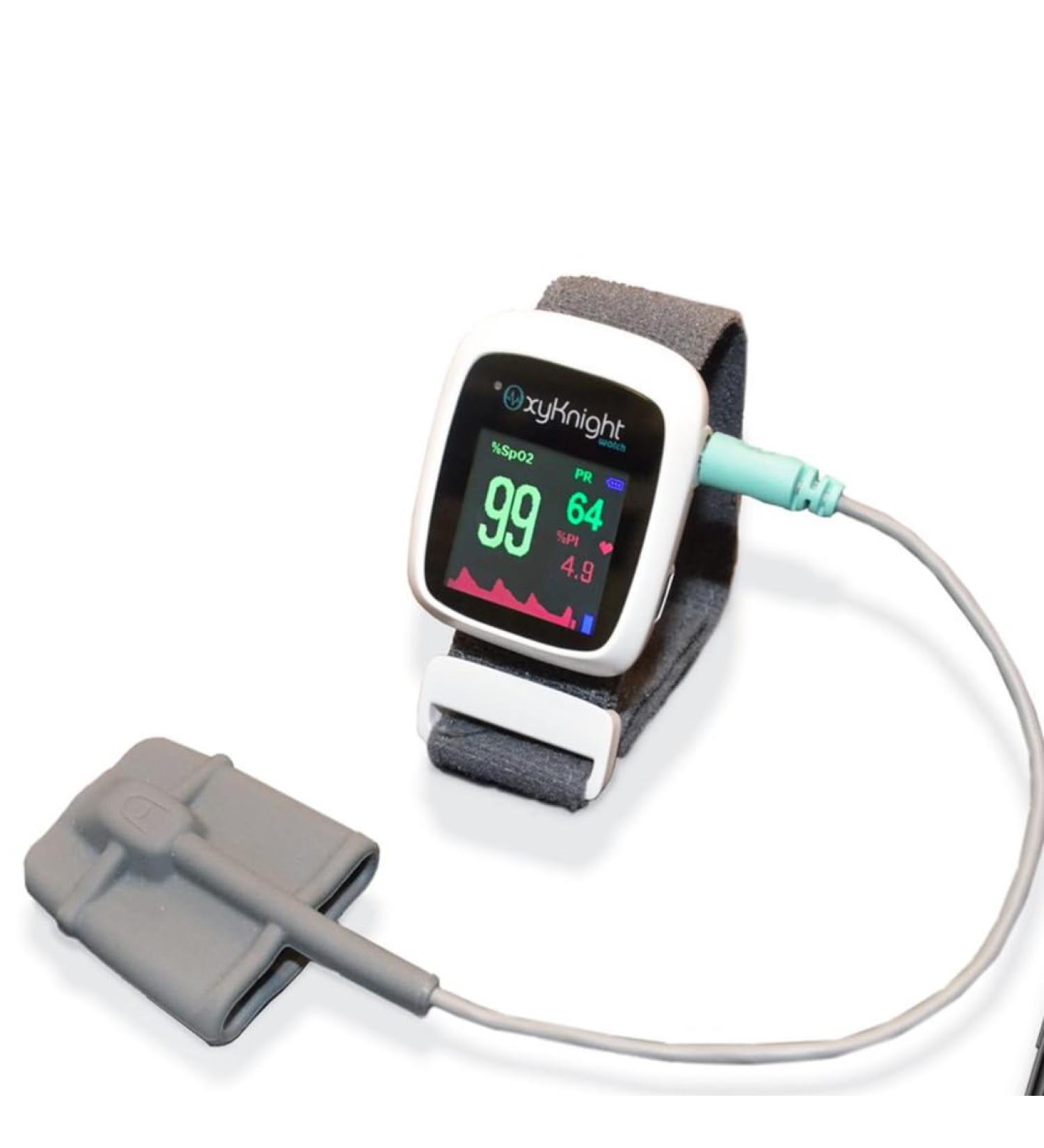 Oxyknight Clock - Sleep Monitor with App | High-Resolution O2 & Heart Rate | Smart Notifications for Low Oxygen & Heart Rate | International Shipping Available - Buy Online on GoSupps.com