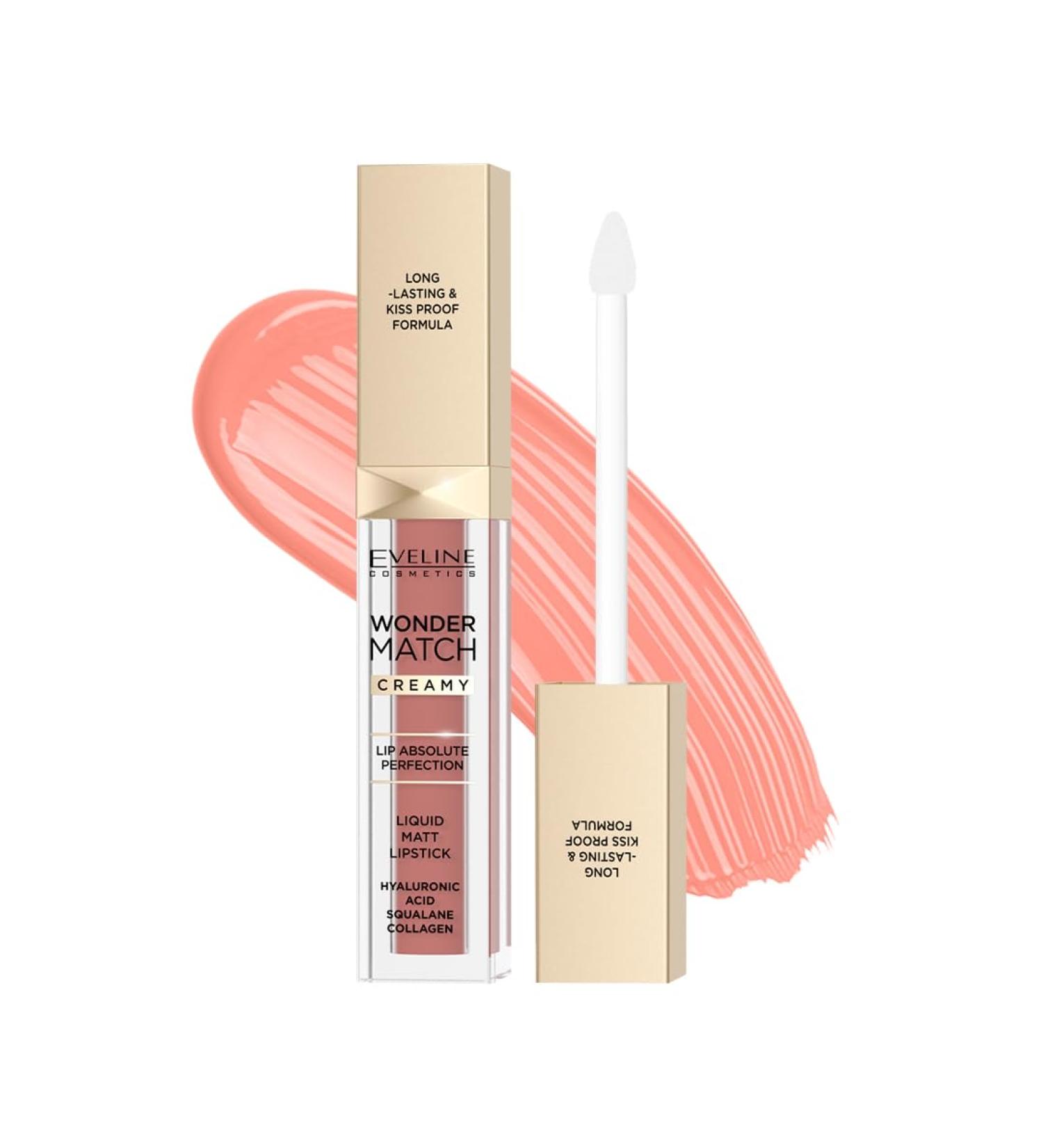  EVELINE COSMETICS Eveline Cosmetics Wonder Match - Matte Liquid Lipstick - 09 Dream Nude - Buy Online on GoSupps.com