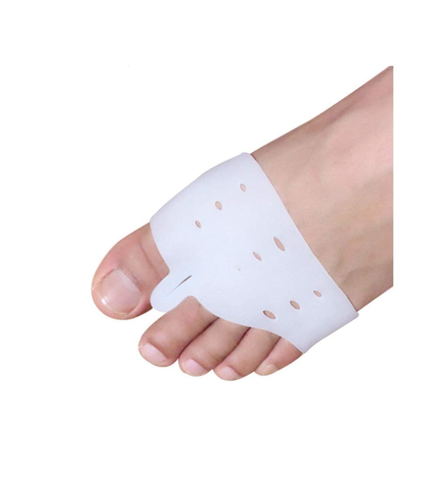 CAZARU Silicone Toe Separator Splint | Foot Toe Straightener Wraps - 2PCS - Buy Online on GoSupps.com