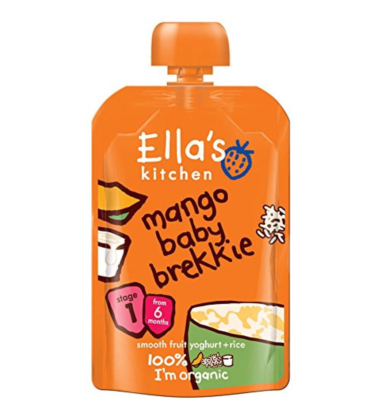 Ella's Kitchen Mango Baby Brekkie Stage 1 from 6 Months 100g