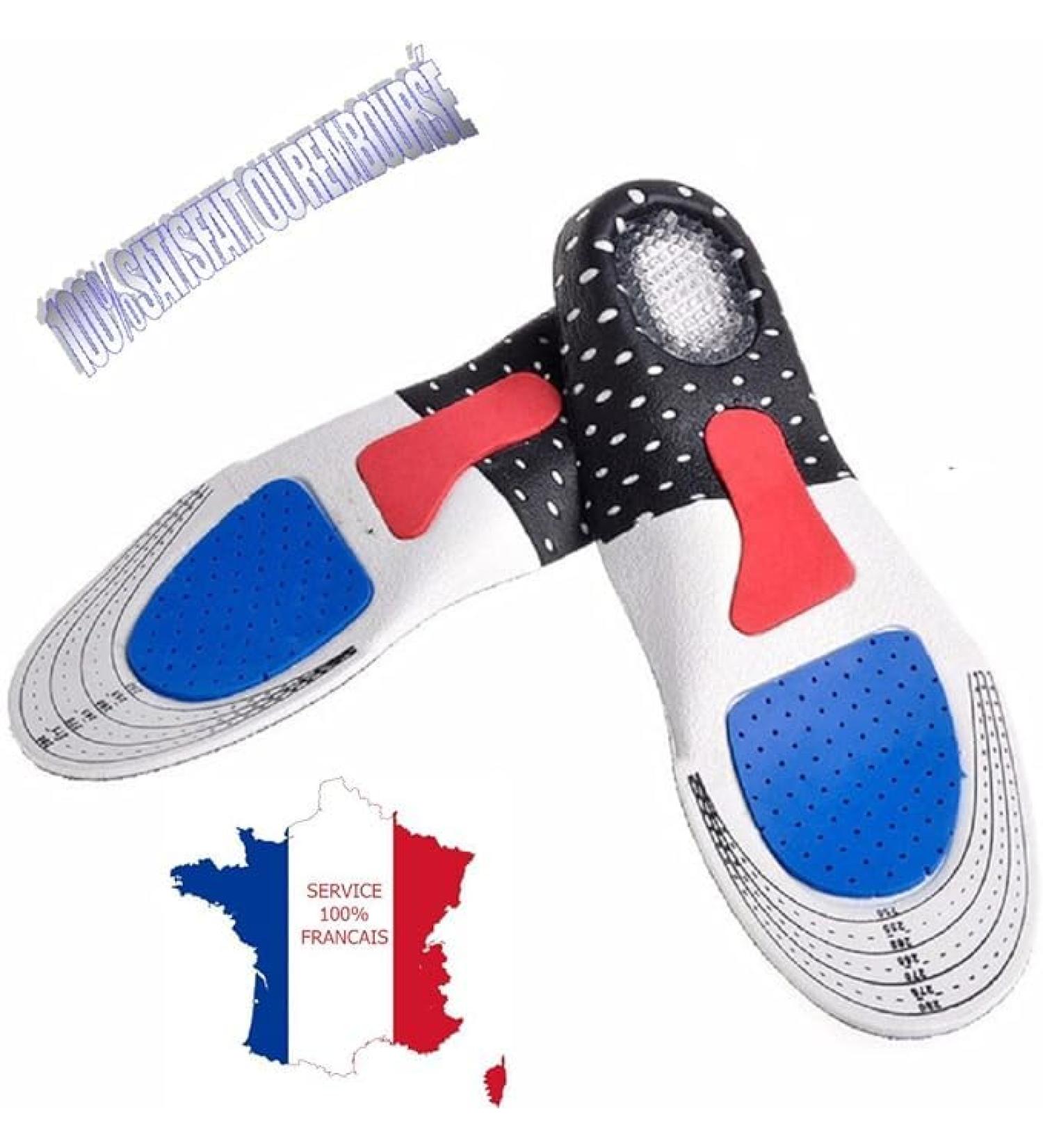 KWIMs France Gel Insert Soles | Gelsol Work & Running Shoes | Orthopedic Insoles for Men & Women EU 35-40  - Buy Online on GoSupps.com