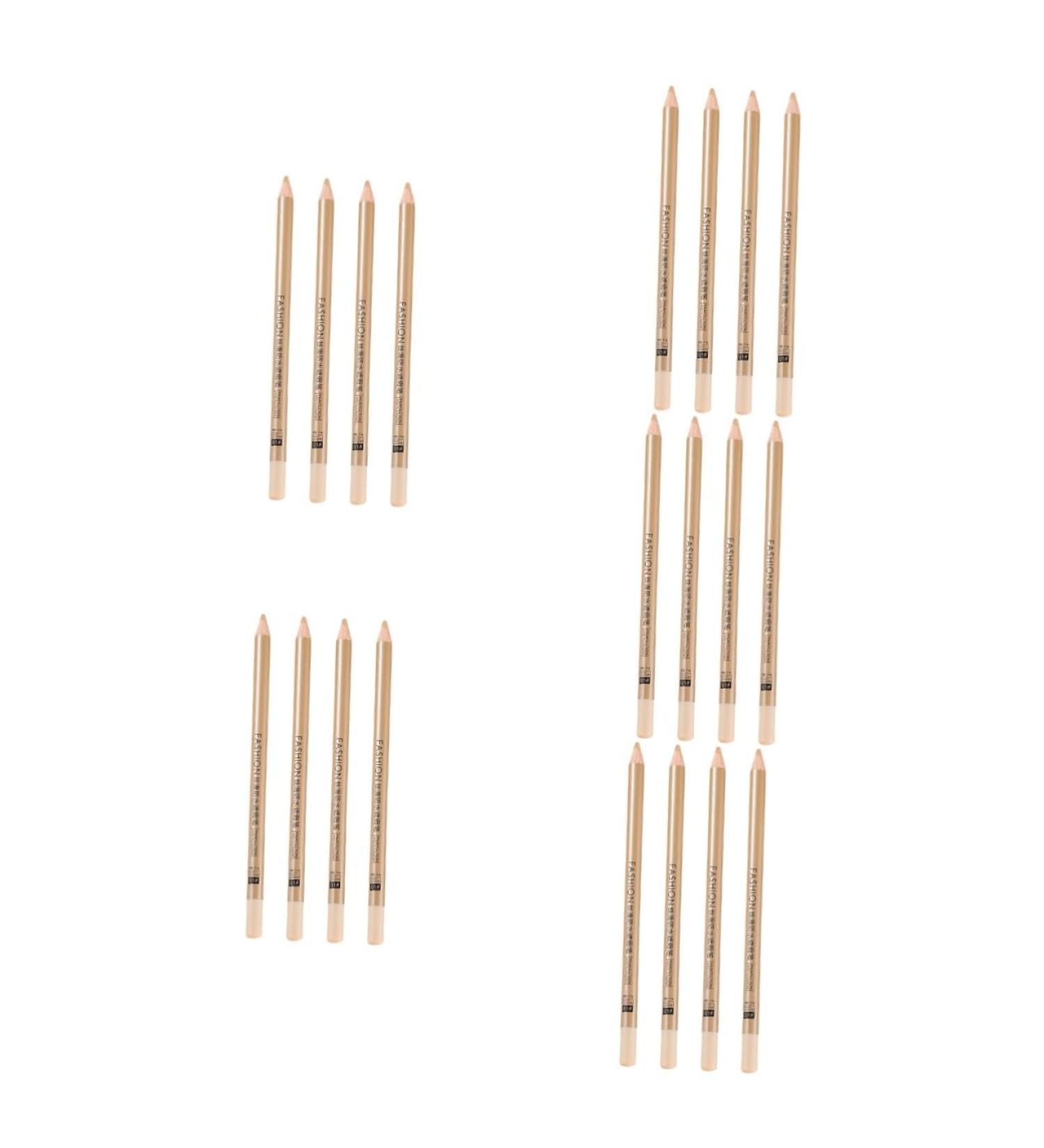 Healvian 20 Pcs Concealer Pen Concealer for Makeup Women Makeup Supplies Makeup Concealer White Wooden - Buy Online on GoSupps.com