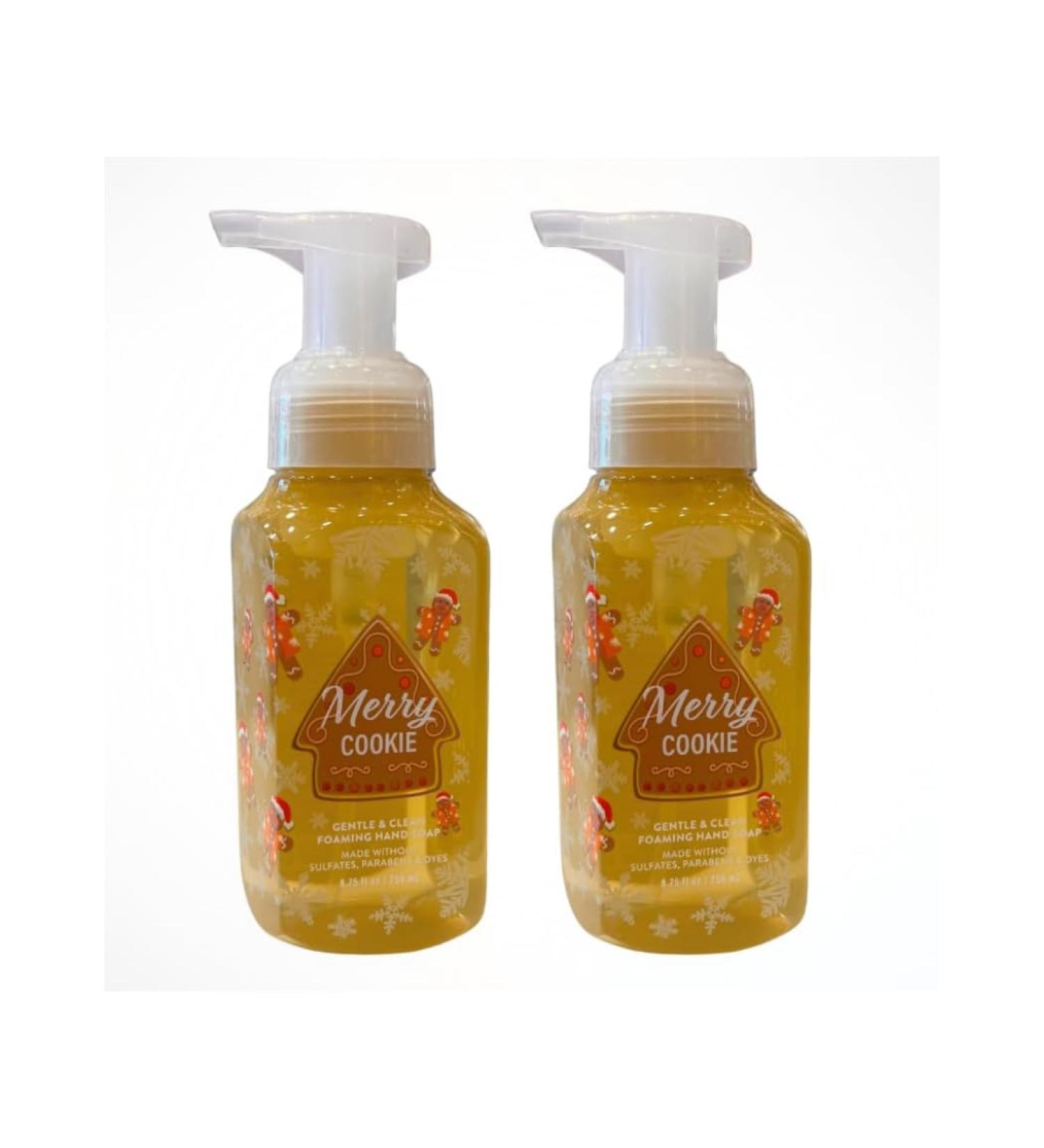 Merry Cookie Gentle & Clean Foaming Hand Soap (Pack of 2) 8.75 Fl Oz each (Packaging Design Styles May Vary)