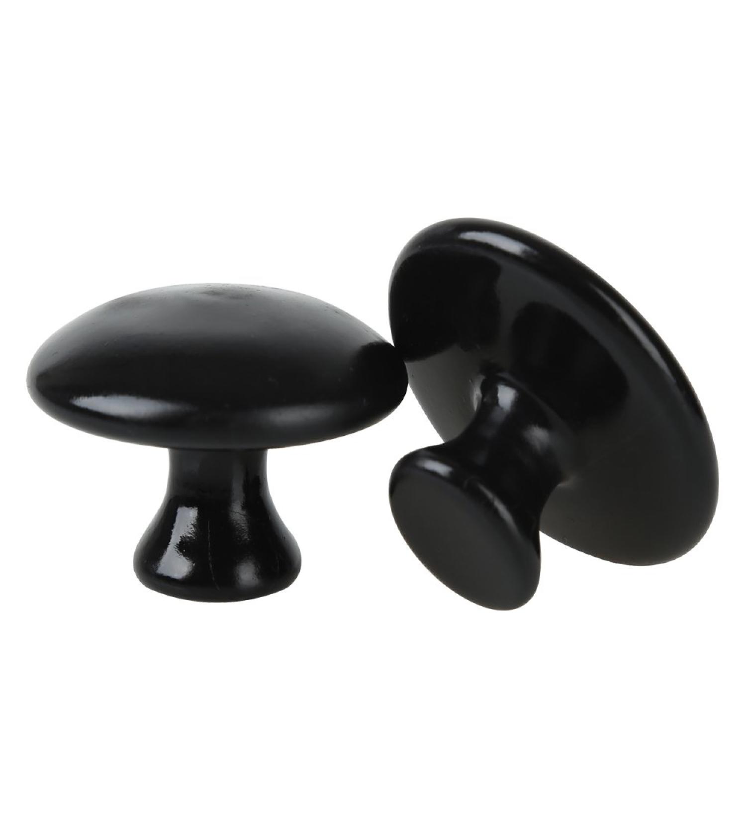 2 Pcs Mushroom Shaped Massage Stones - Natural Bian Stone Hot Rocks for Spa & Massage Therapy | International Shipping - Buy Online on GoSupps.com