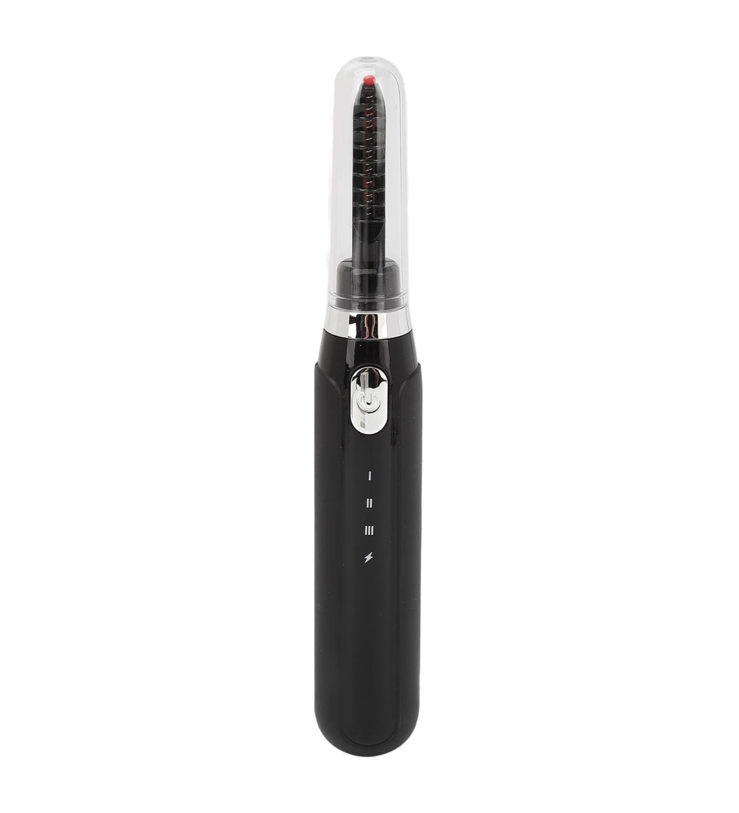 Qukaim Heated Lash Curler Heated Eyelash Curler Professional Intelligent Electric Lash Curler 3 Gears Temperature Rechargeable Black - Buy Online on GoSupps.com