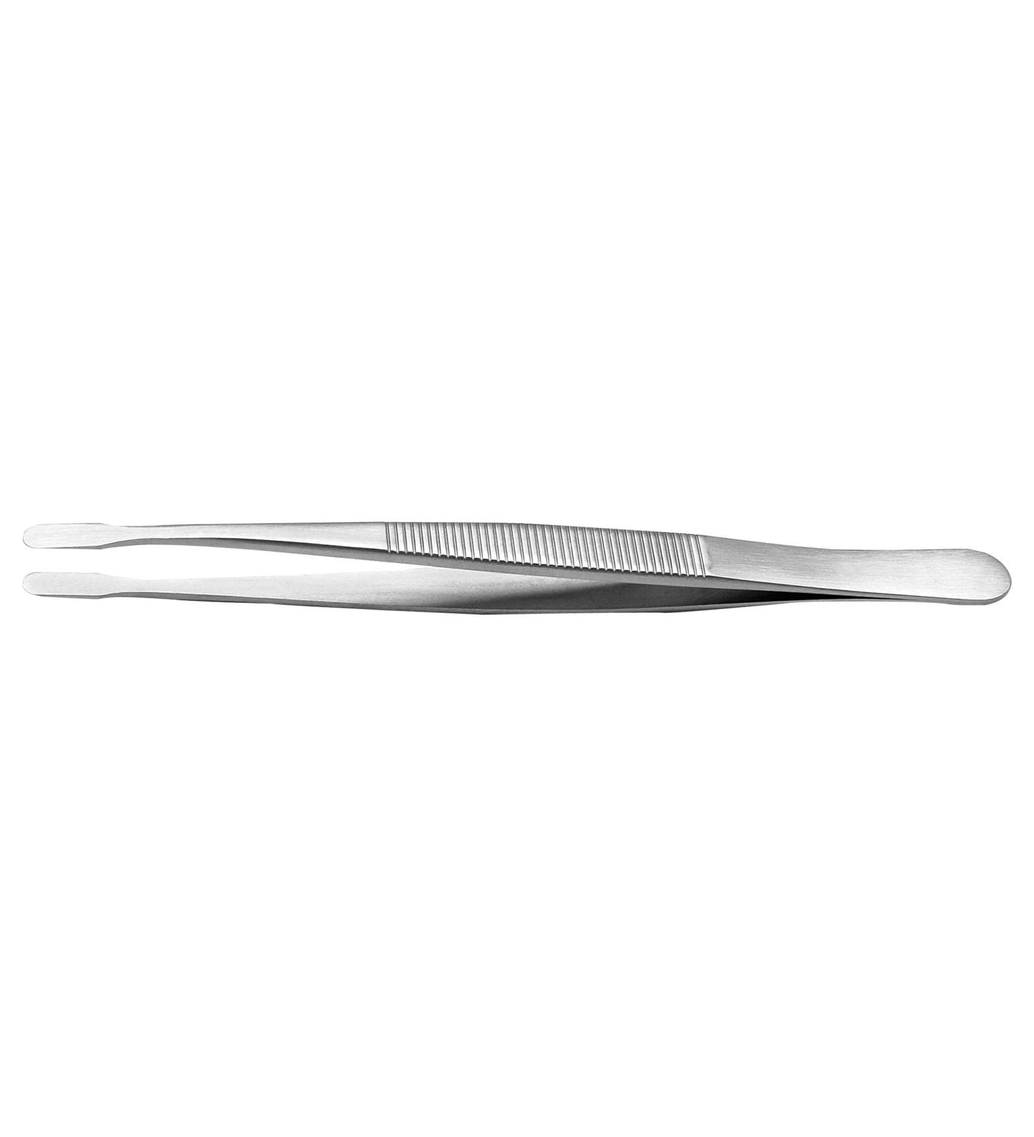 Tweezers straight/flat 120 mm tweezers and replacement tips 1 piece 125.SA