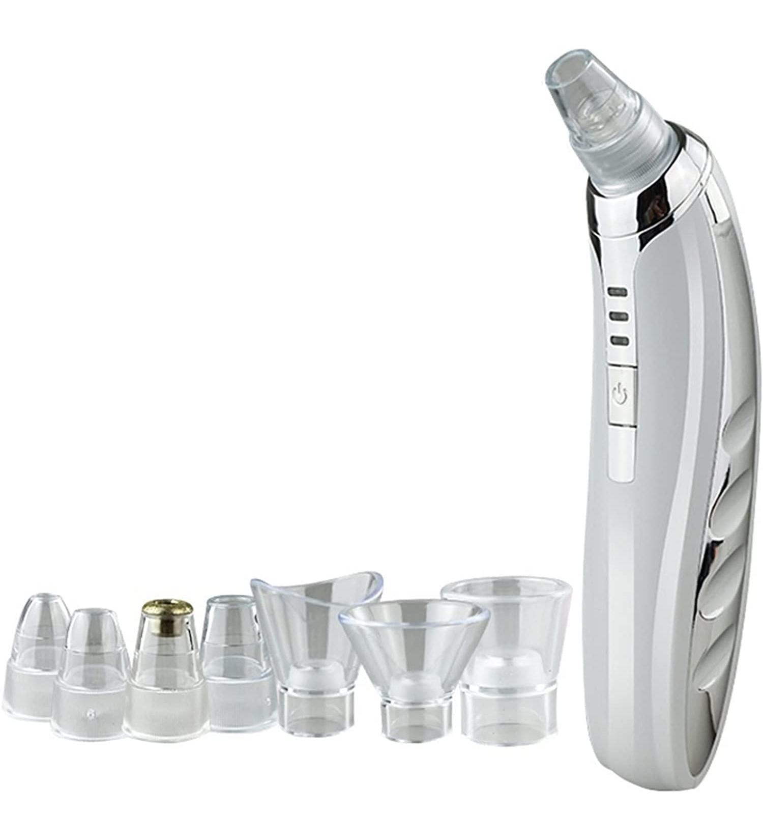 DULASP Blackhead Remover Cleaner 3 Adjustable Suction Power Blackheads Pore Sucker with 6 Suction Probes Rechargeable Blackhead Removal Tool - Buy Online on GoSupps.com