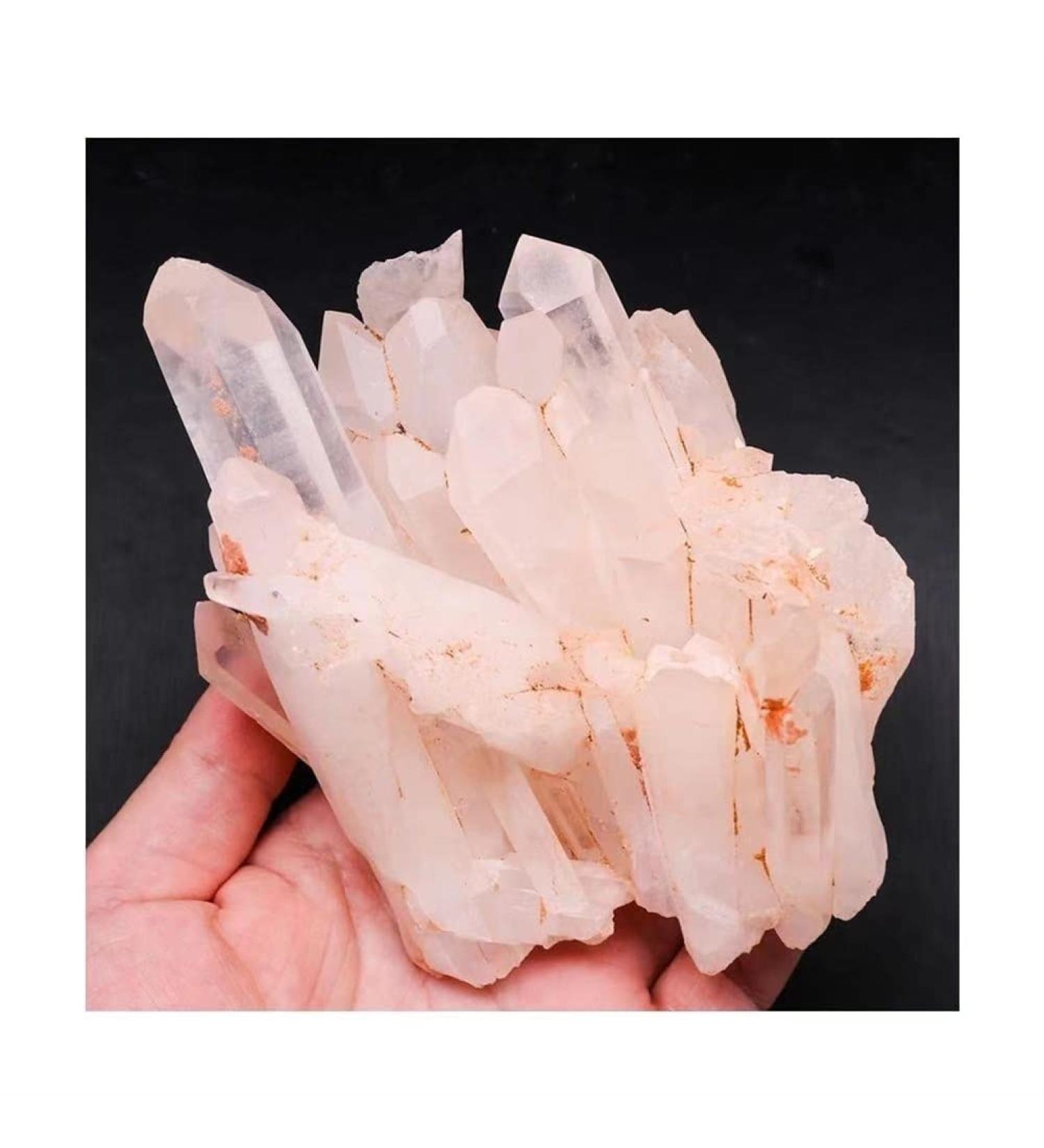 Crystal 1pc 200g-1000g Natural White Stone Clear Quartz Cluster Suitable for Home Office Decoration Home Goods (Color : 1pc 940g-1000g) - Buy Online on GoSupps.com