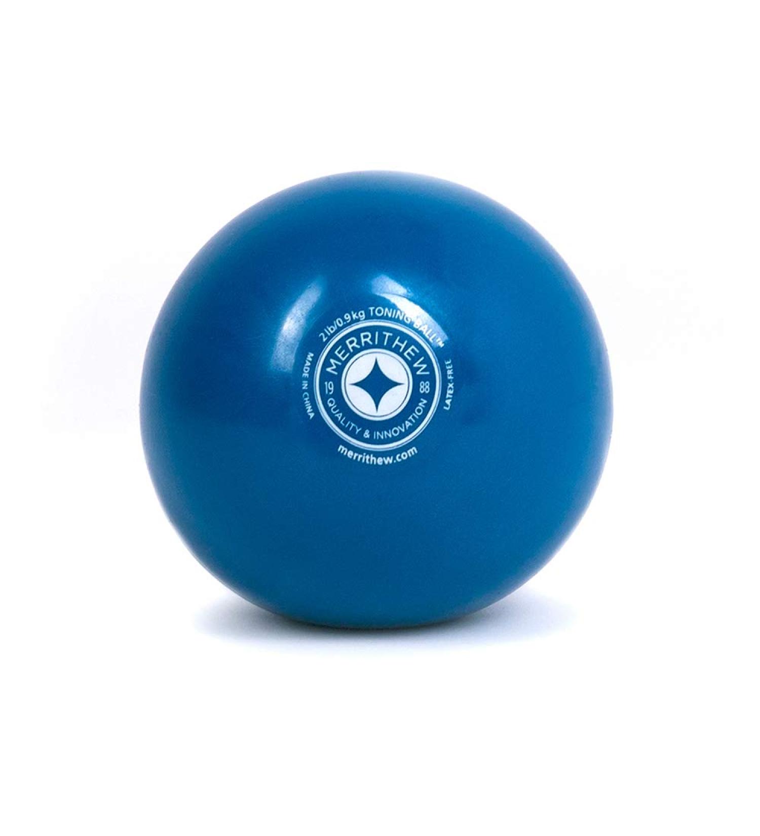 STOTT PILATES Toning Ball Blue 2lb - Premium Quality Fitness Equipment - Buy Online on GoSupps.com