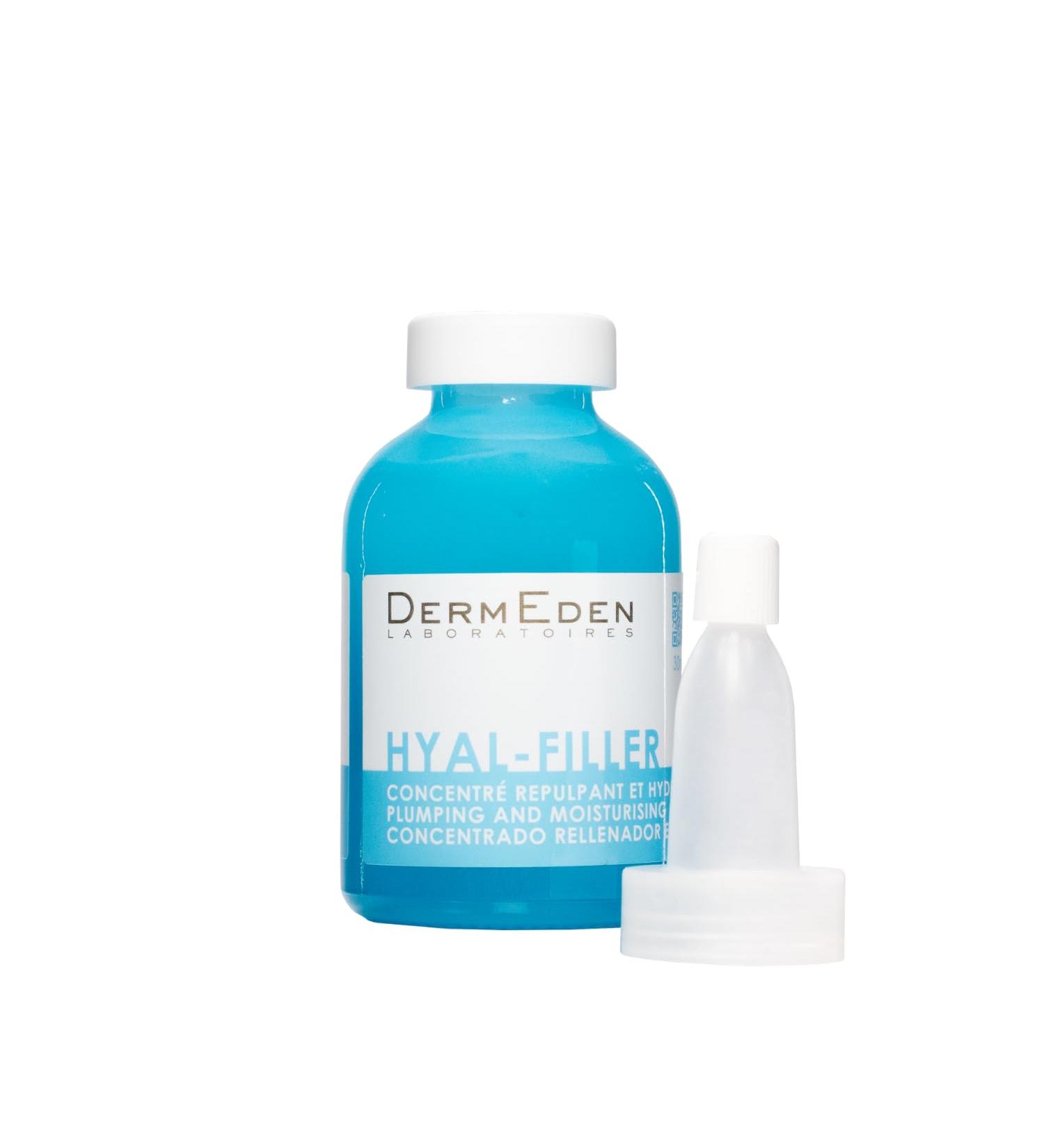  DERMEDEN DermEden Laboratories - Plumping and Hydrating Concentrate 30ml - Reduces wrinkles improves hydration and stimulates collagen - Visible filler effect in 30 minutes - Made in France - Buy Online on GoSupps.com
