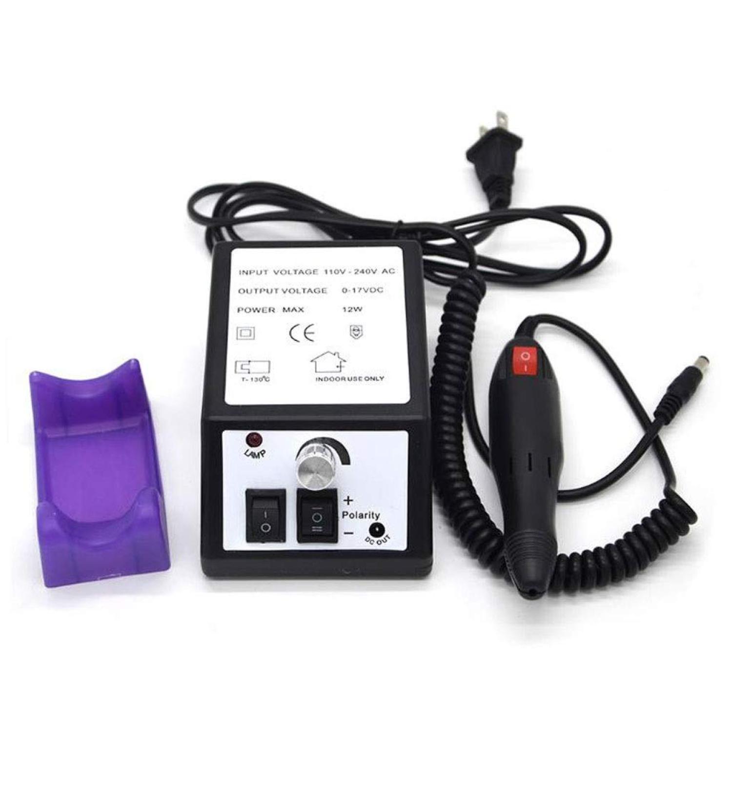 Electric Nail Files Kit for Acrylic Manicure Pedicure Fingernail Tools 20000 RPM Nail Buffer Manicure Pedicure Polishing Tools Black - Buy Online on GoSupps.com