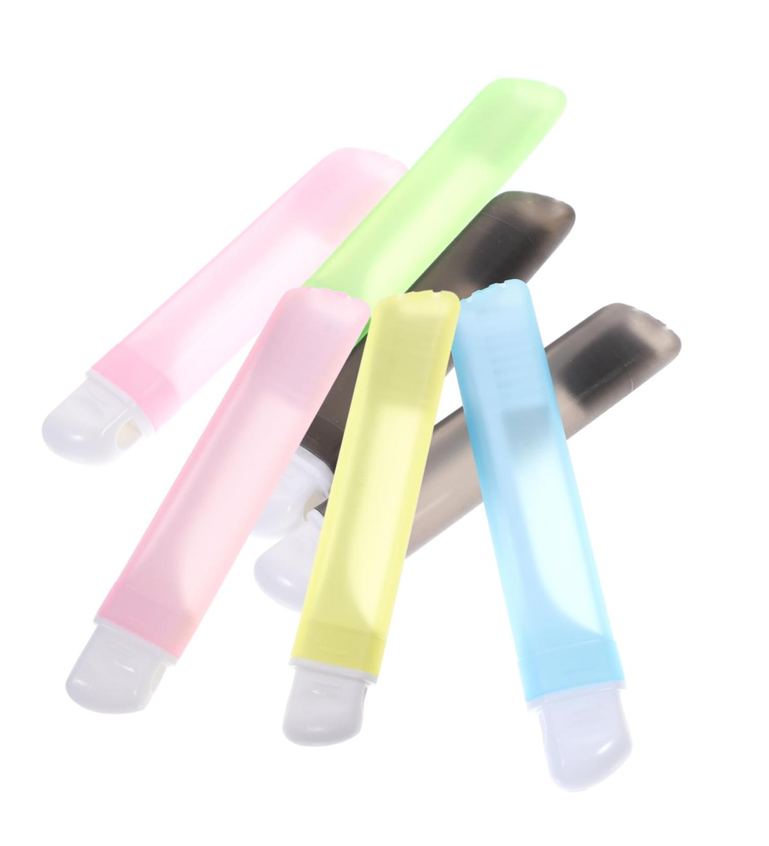 Minkissy Foldable Toothbrush Set - Soft Bristle Watermelon Design for Adults & Kids | Travel-Friendly Sensitive PP Denture Care | Ideal Guest Gifts - Buy Online on GoSupps.com