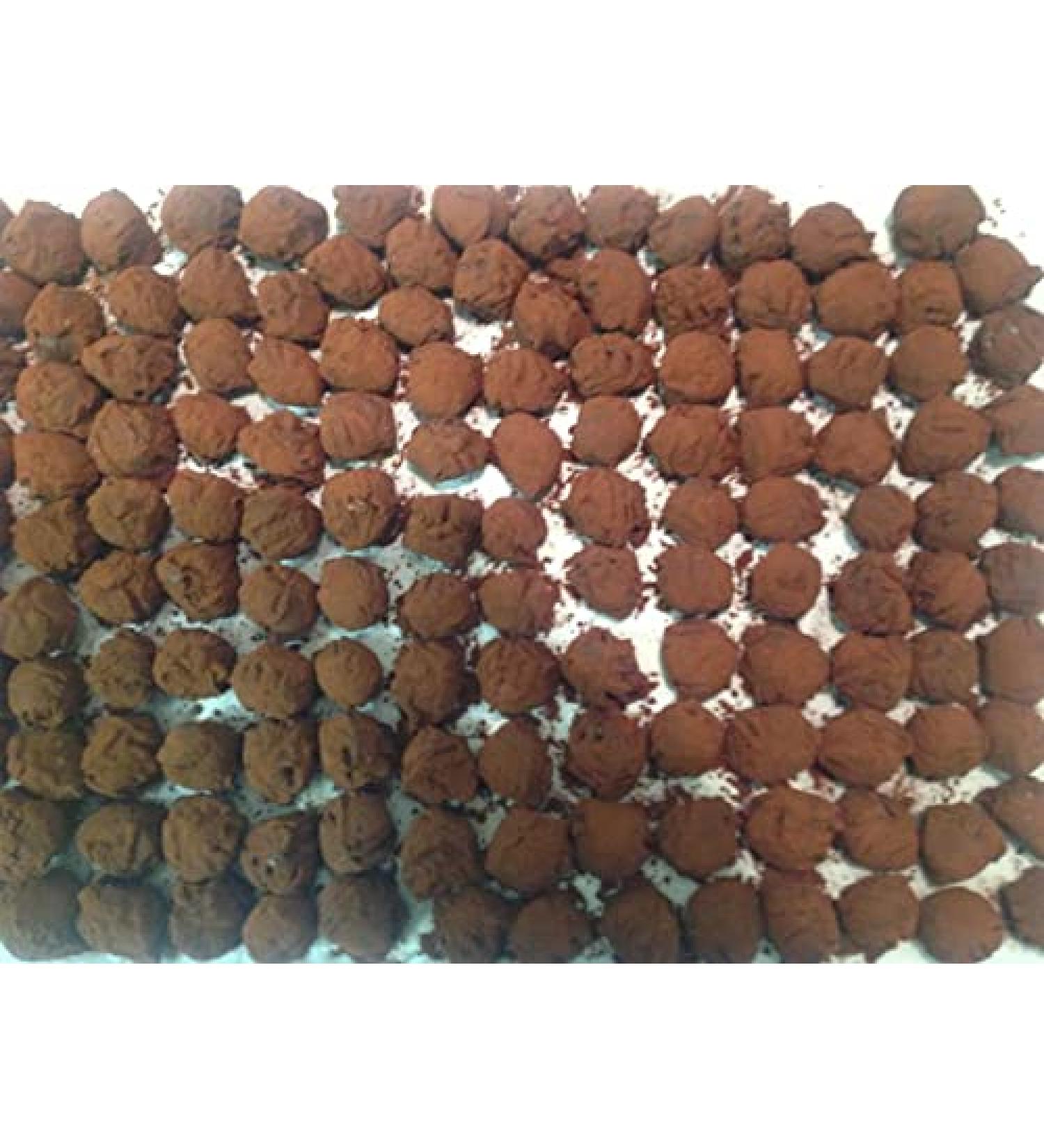 Provencebiscuit. 1 kg of black chocolate truffles. Handmade. - Buy Online on GoSupps.com
