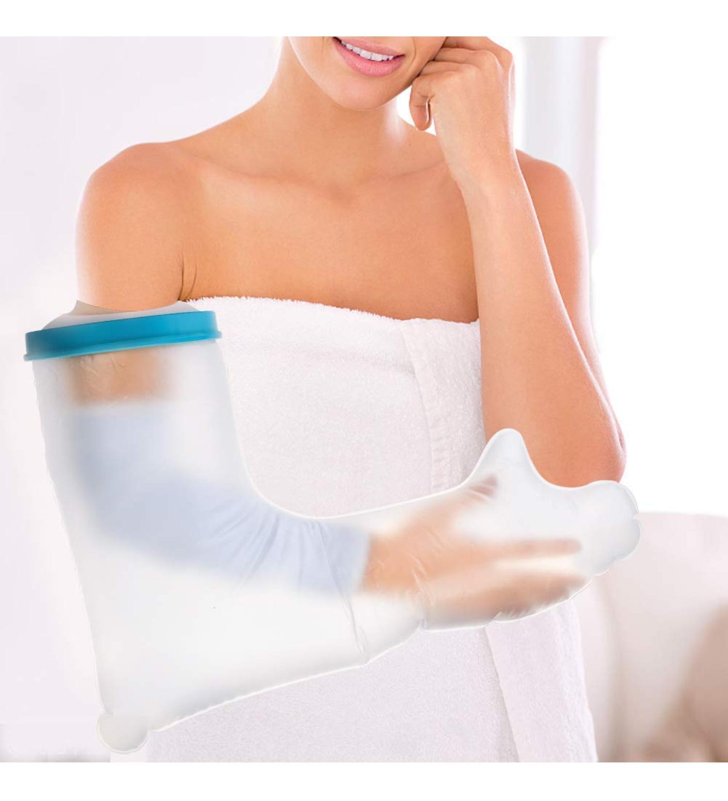 Buy Doact Waterproof Shower Foot Plaster Protection - 11/28cm Leg Protectors for Adults - Buy Online on GoSupps.com