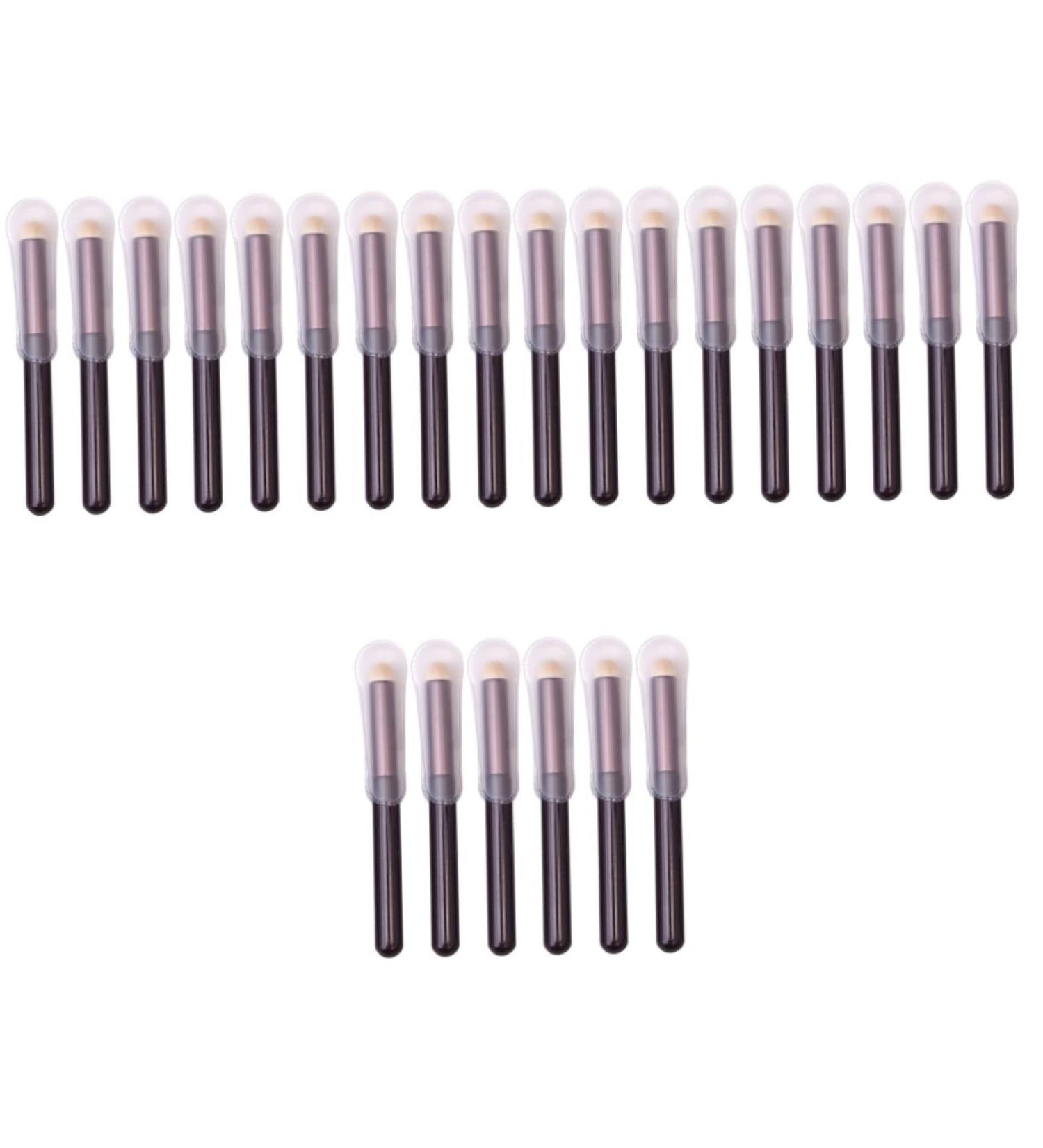 Beavorty 24 Pcs Makeup Brush Set - Round Tip Lip Brush Loose Powder & Detail Makeup Brushes for Perfect Lip & Concealer Application - Buy Online on GoSupps.com
