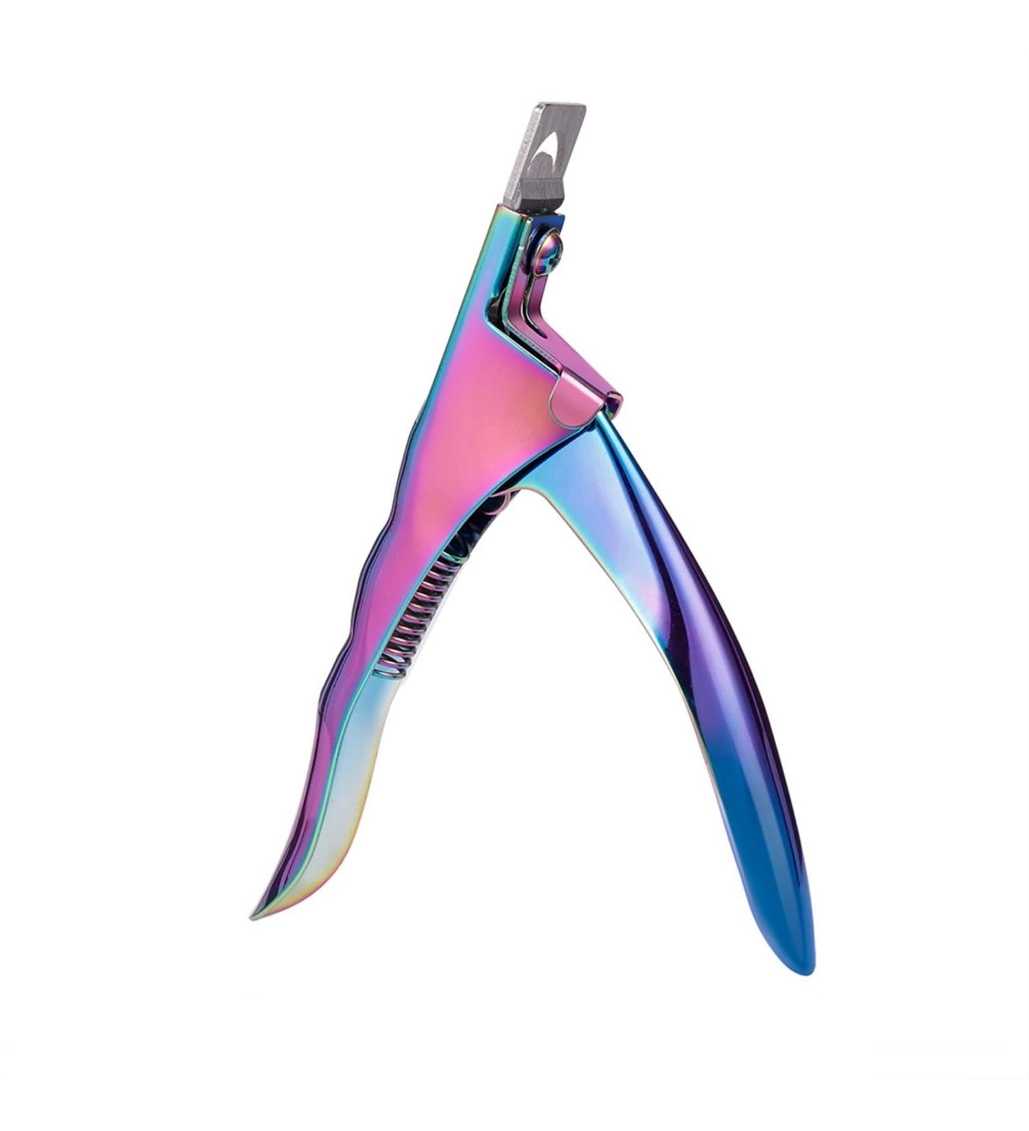 Nail Clipper for Thick Nails 3 Colors U Word Cutting Nail Art Clippers French False Nail Tips Edge Cutters Stainless Steel Trimmers DIY Manicure Tool (Color : 02) - Buy Online on GoSupps.com