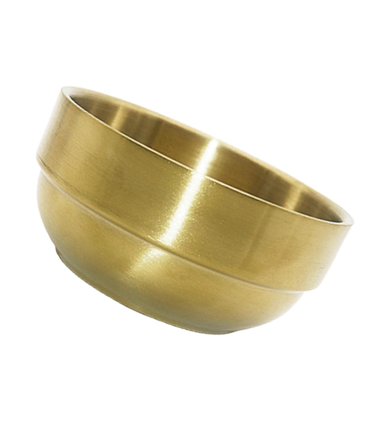 304 Stainless Steel Shaving Foam Bowl Tool - Durable Gold Mixing Bowl for Men | International Shipping Available - Buy Online on GoSupps.com