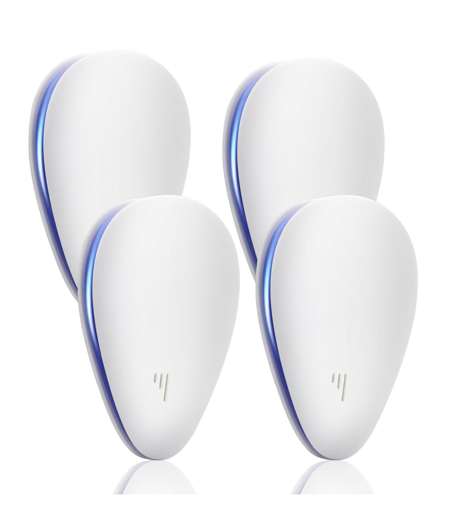Ultrasonic Pest Repeller Electronic Mouse Repellent Plug in Pest Control Powerful Repelling Mice Rats Mosquitoes Spiders Cockroach Flies(4 Packs) White - Buy Online on GoSupps.com