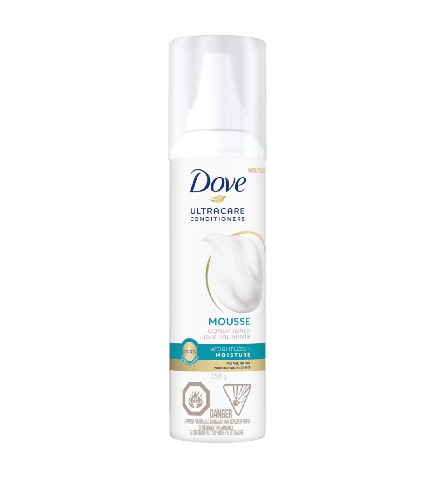 Dove Ultracare weightless + moisture Conditioner Foam 198GR - Buy Online on GoSupps.com