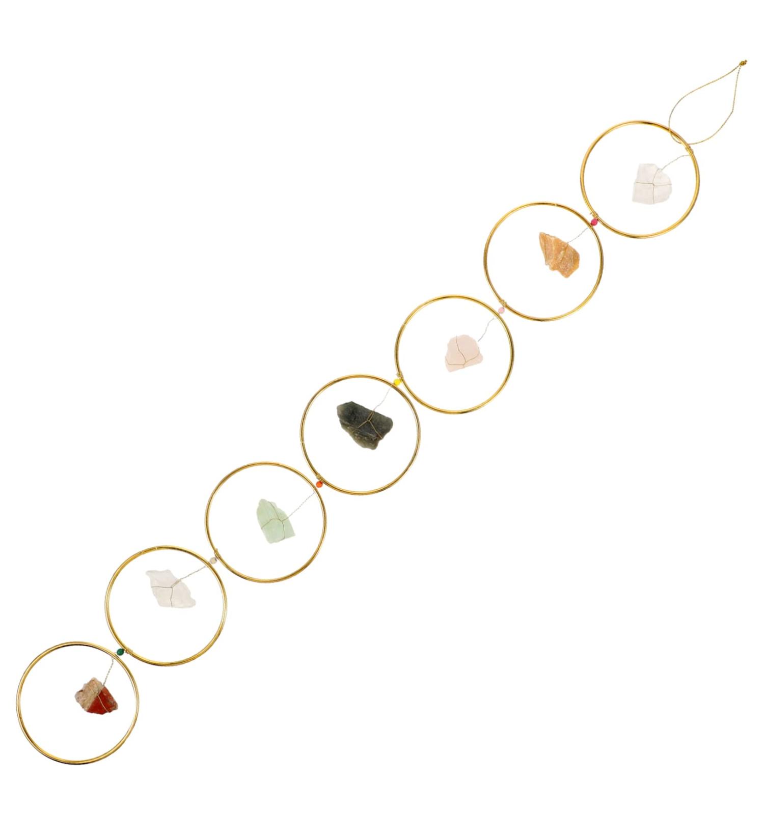Alipis Gemstone Wall Decoration Ornament Exquisite Pendant Chakra Novelty Pendant Fine Phase of The Moon - Buy Online on GoSupps.com