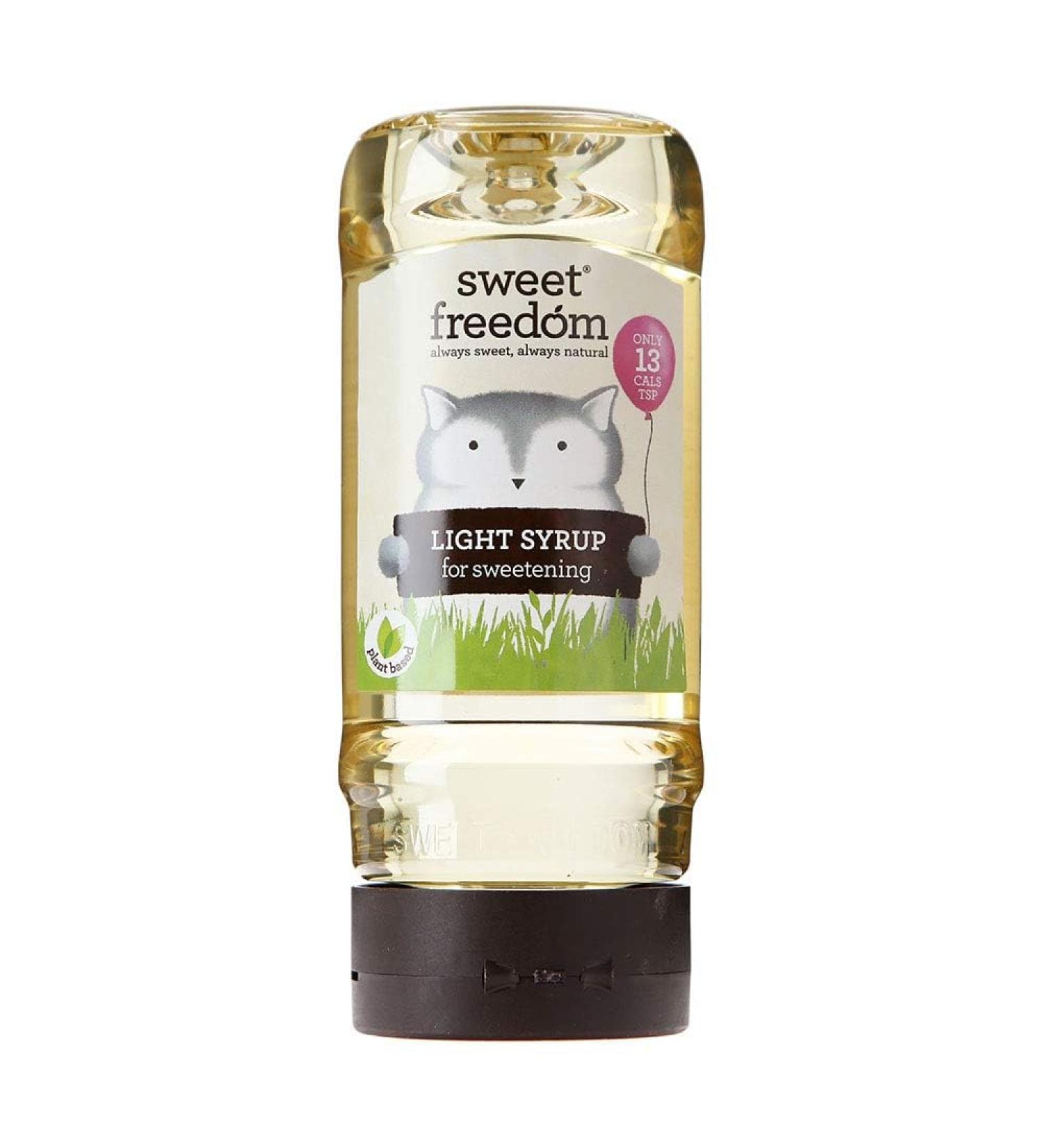 Sweet Freedom Light Syrup - Only 13 Calories - Perfect for Coffee, Drizzling, Frappes, Cocktails, Pancakes, Porridge - Vegan & Plant Based - 350g - Buy Online on GoSupps.com