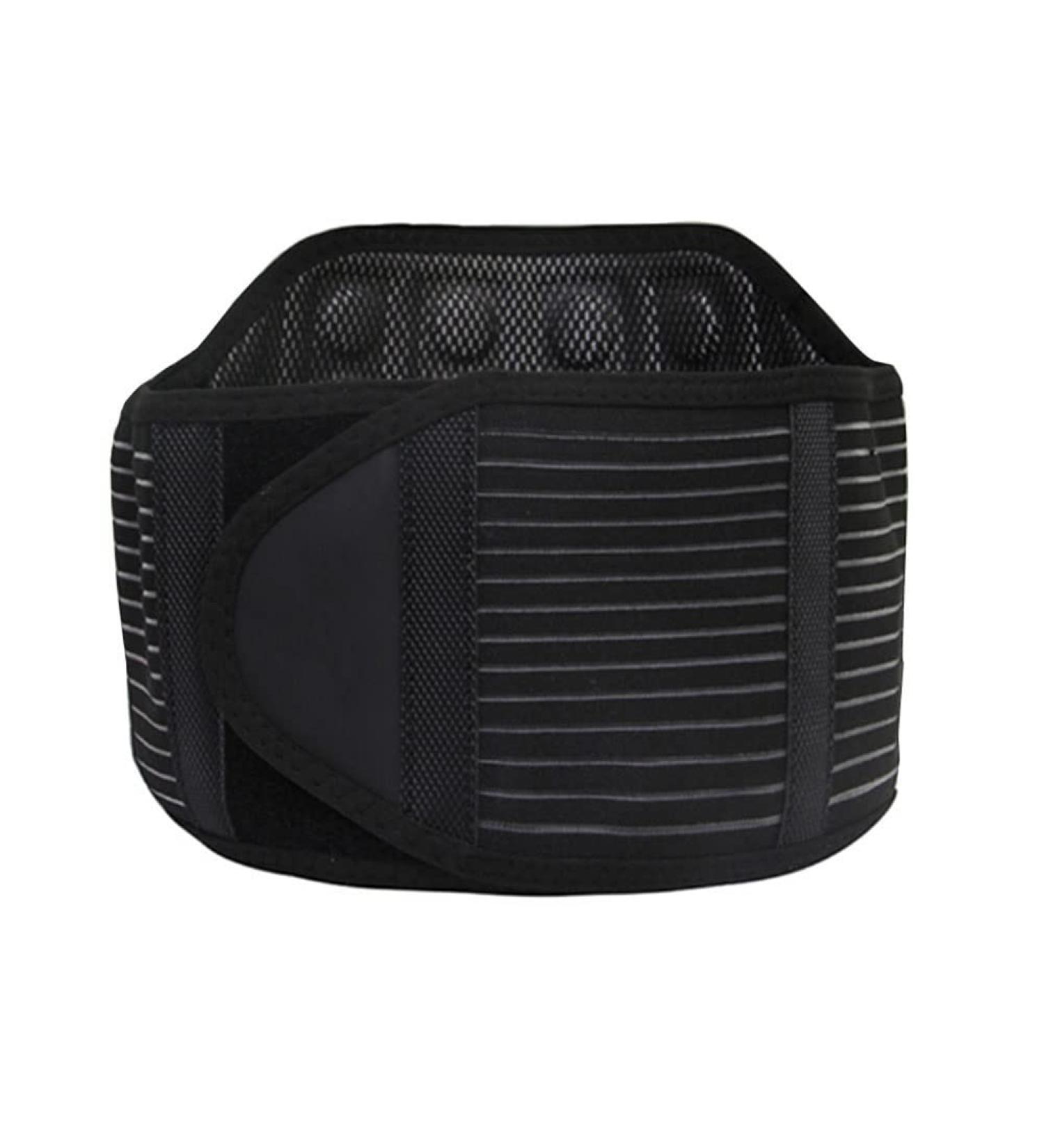 Adjustable Lumbar Support Belt for Lower Back Pain Relief | Self-Warming Magnetic Therapy for Men & Women | Ideal for Herniated Disc & Injuries - Size S - Buy Online on GoSupps.com