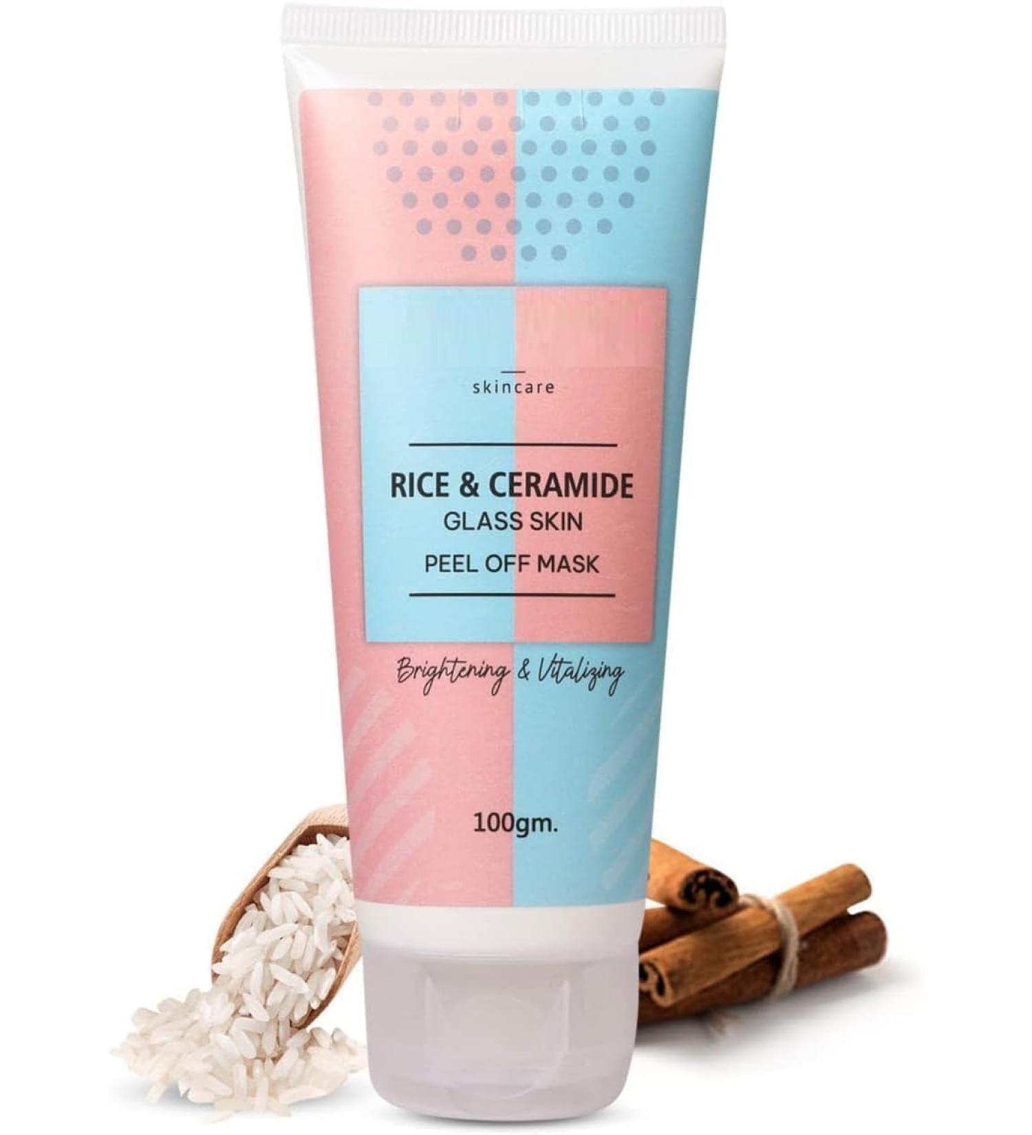 NN Rice & Ceramide Peel-Off Mask in Korean Glass 100g | For flawless skin and a radiant complexion | Paraben-free - Buy Online on GoSupps.com