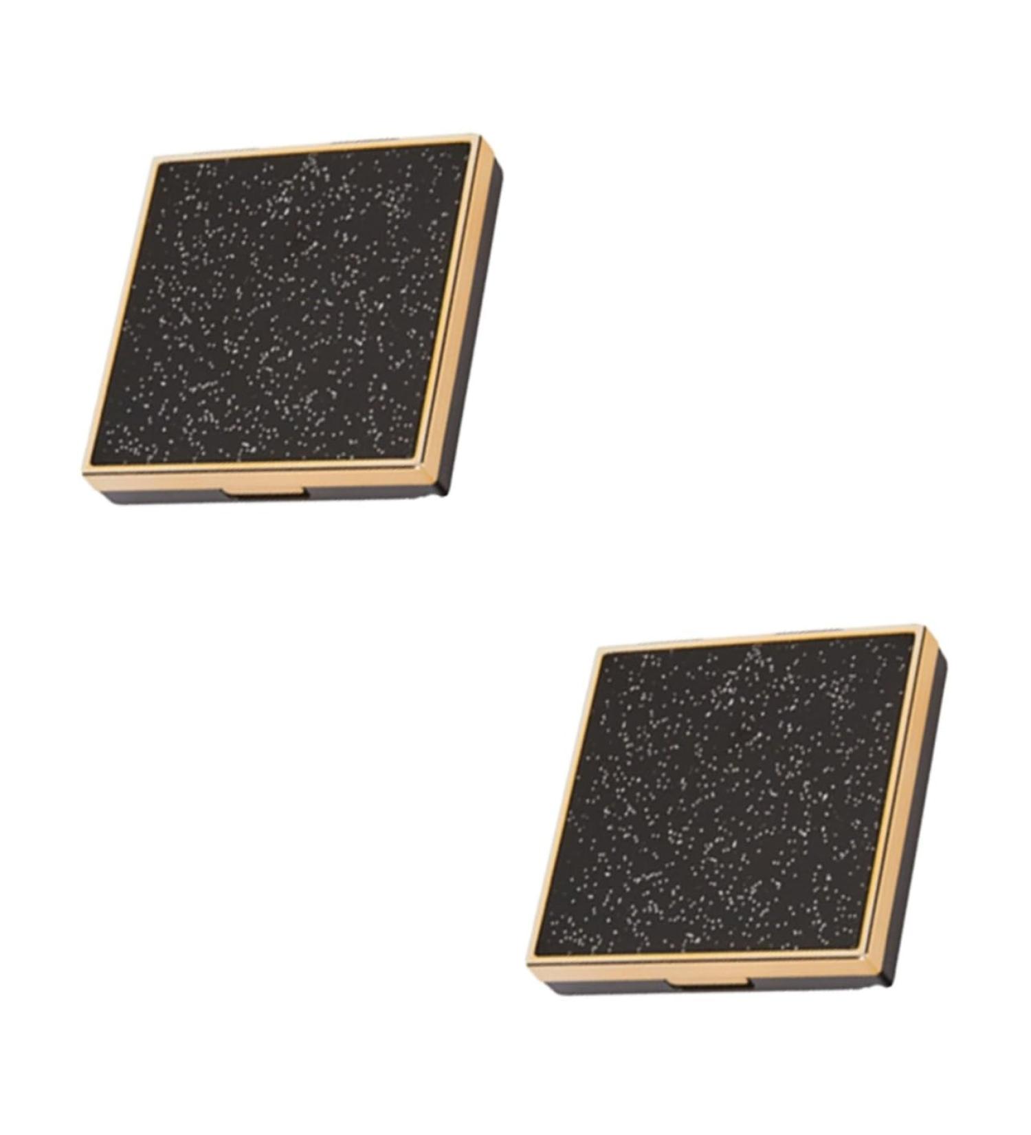BIUDECO 2 Pcs Empty Eyeshadow Dish Empty Eyeshadow Pallete Empty Eyeshadow Pans DIY Eyeshadow Case Black - Buy Online on GoSupps.com