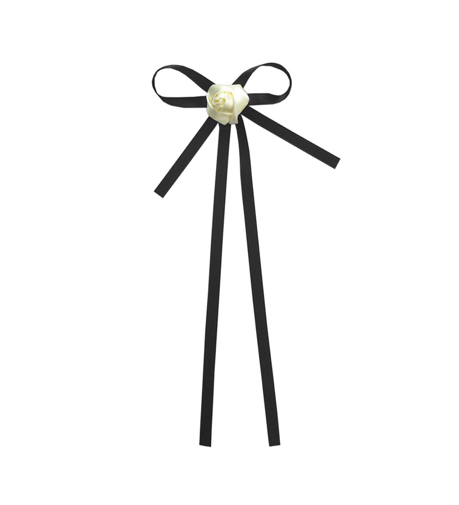 amangul Bow Hair Clips with Long Tail wknot Barrettes Black Hair Clips Korean Style Hair ws Ponytail Clips for Women Girl - Buy Online on GoSupps.com