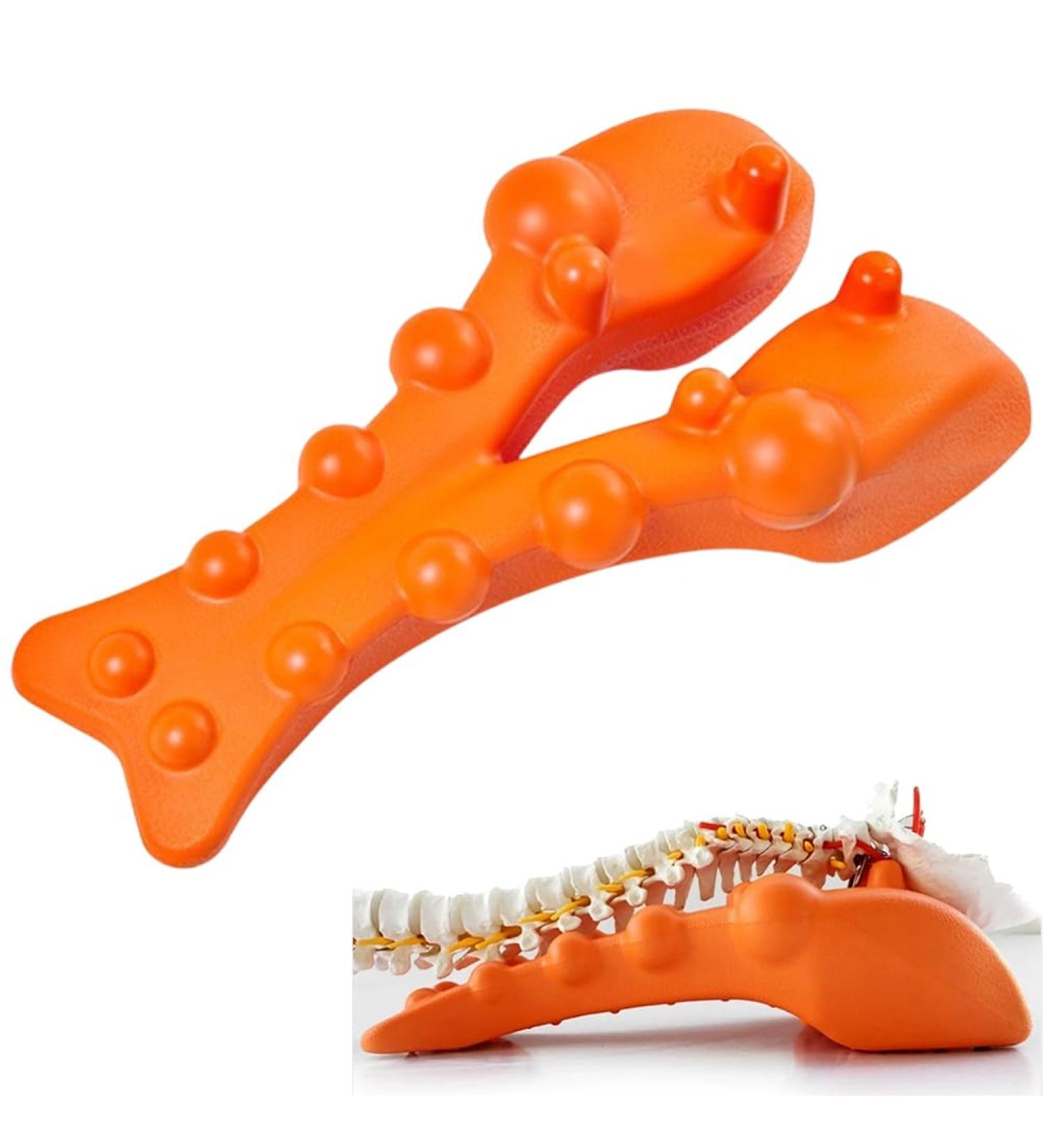 Wavata Trapezius Stretcher - Neck & Back Pain Relief | Trigger Point Massage for TMJ & Upper Back | Crab Clip Neck Pillow - Buy Online on GoSupps.com