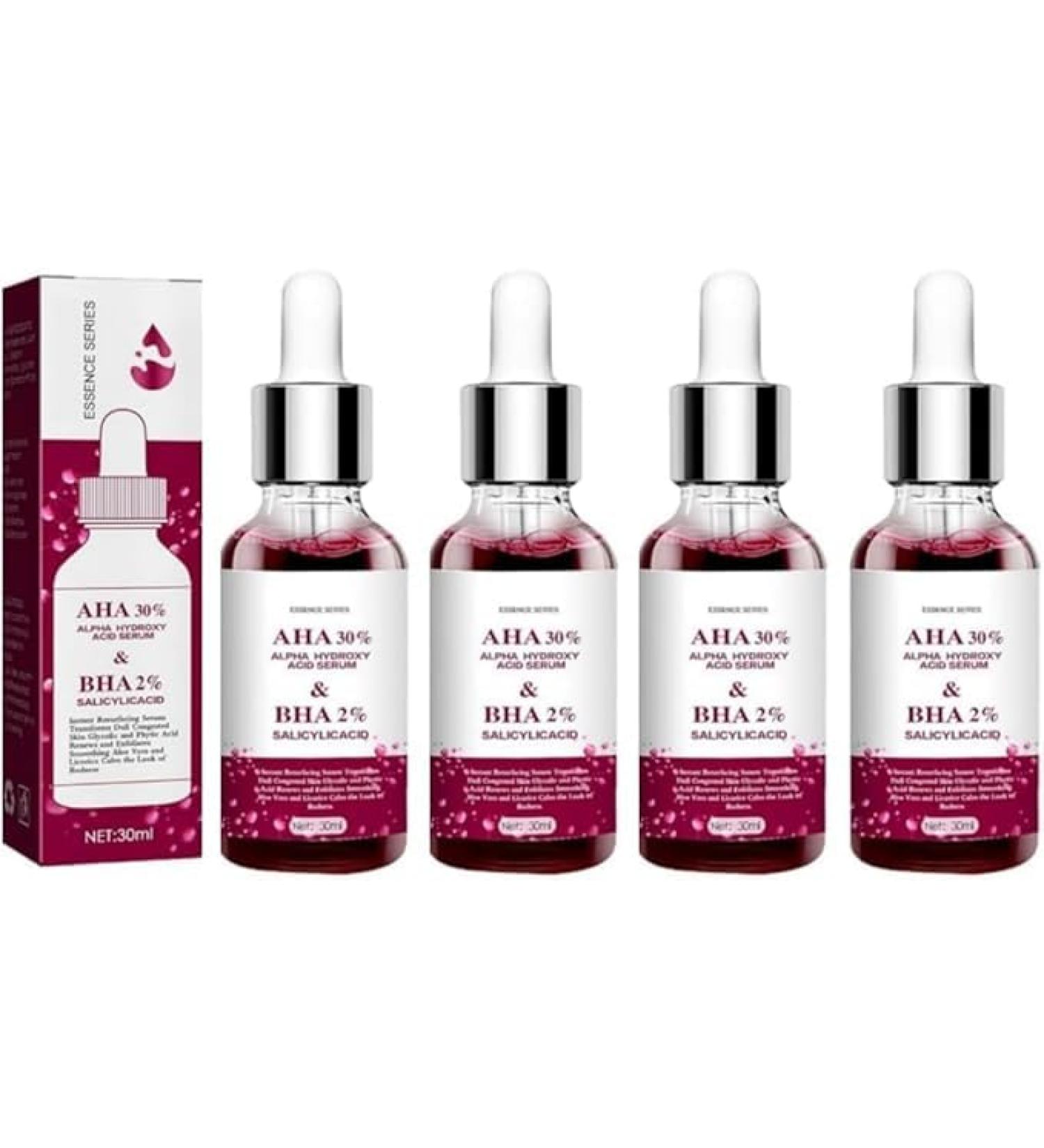 ZHBiwmatn 2024 New 4Pcs Rosacea Facial Treatment Serum Fruit Acid Serum for Reduce Redness Rosacea Care Skin Care for Face Redness Corrector Balance Excess Sebum 30ml - Buy Online on GoSupps.com
