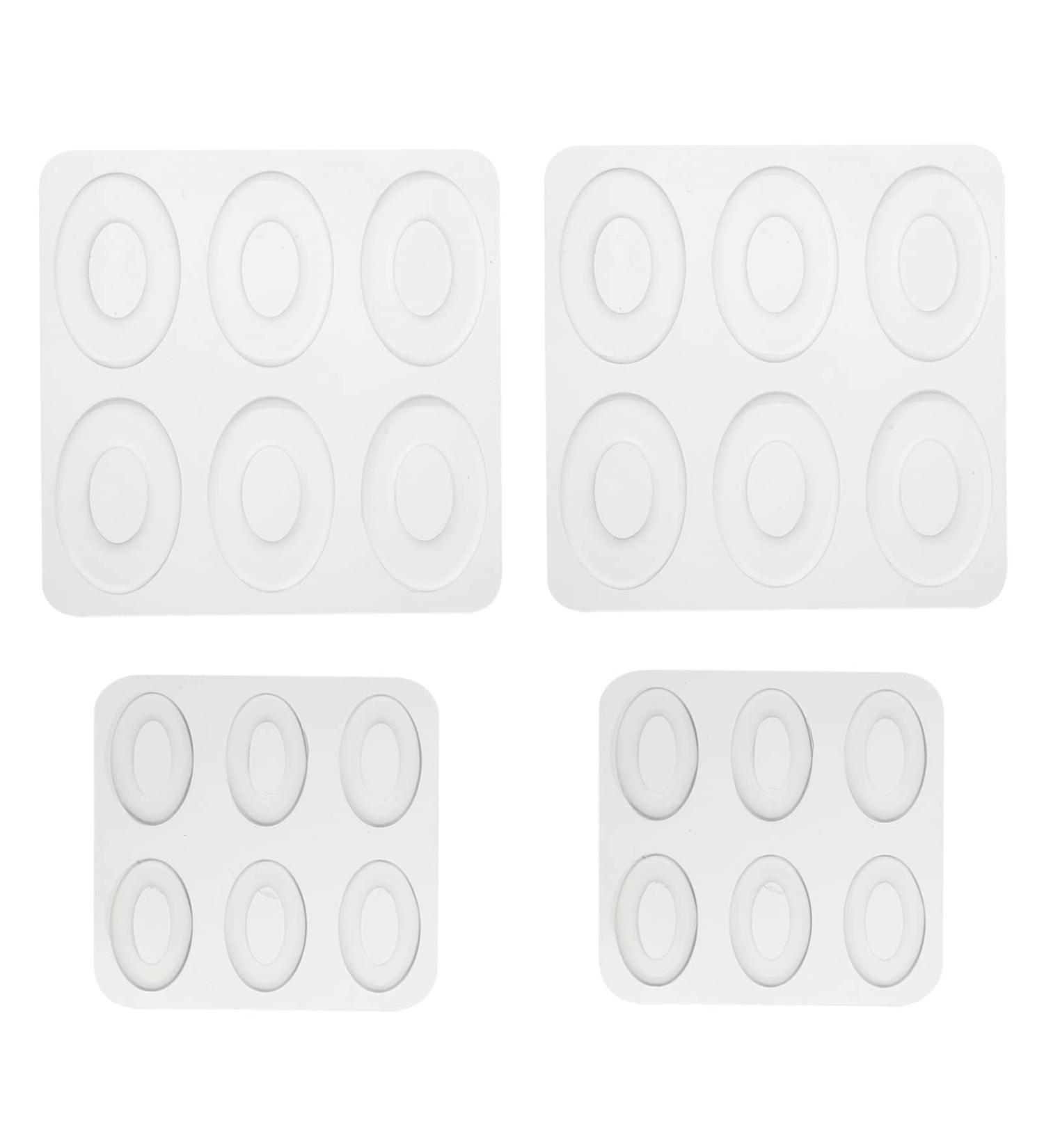 Clear Oval Corn Cushion Pads - 24 Self-Adhesive Foot Care Rings for Corns, Calluses, Blisters - Toe Protectors for Sore Feet - Buy Online on GoSupps.com
