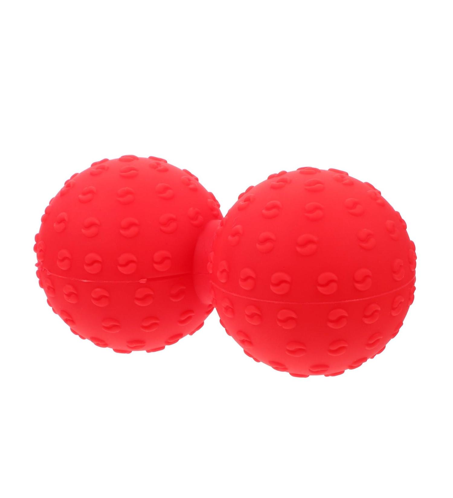 Buy Tovinanna Yoga Massage Ball - Portable Foot Massager & Fitness Device | Red Double Ball | International Shipping - Buy Online on GoSupps.com