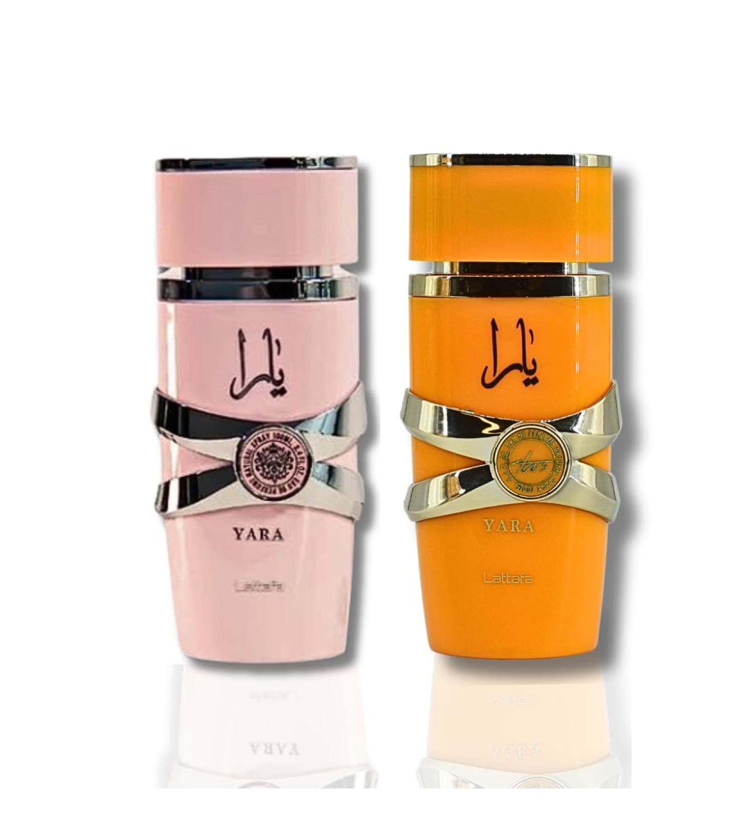 Lattafa for Women 2 Piece Eau de Parfum Gift Set (Yara + Yara Tous) 3.4 Ounce/100 ml each - Buy Online on GoSupps.com