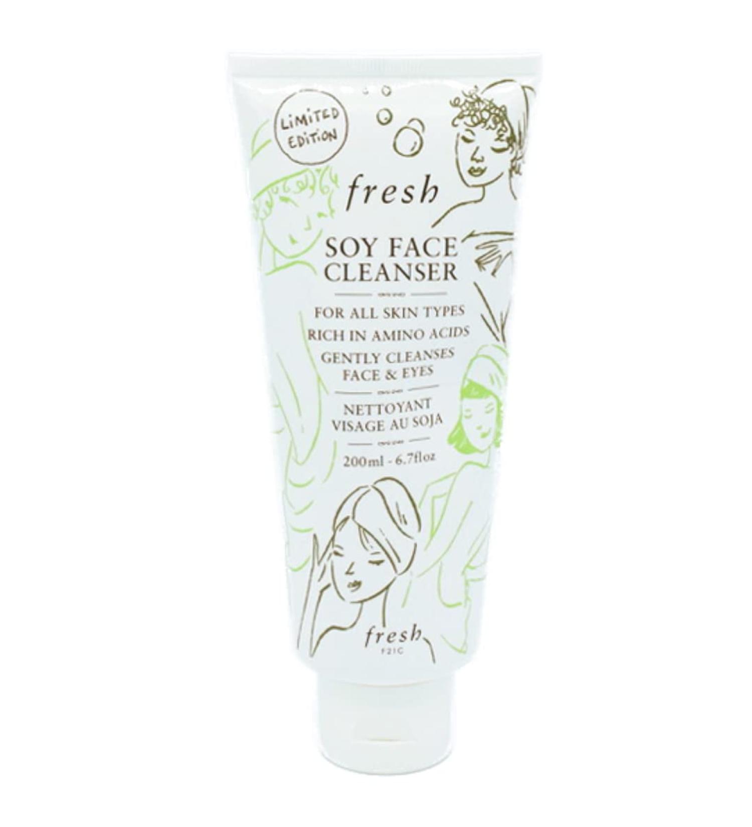 Fresh Soy Face Cleanser Limited Edition - Makeup Remover & Toning 6.7 oz - Buy Online on GoSupps.com