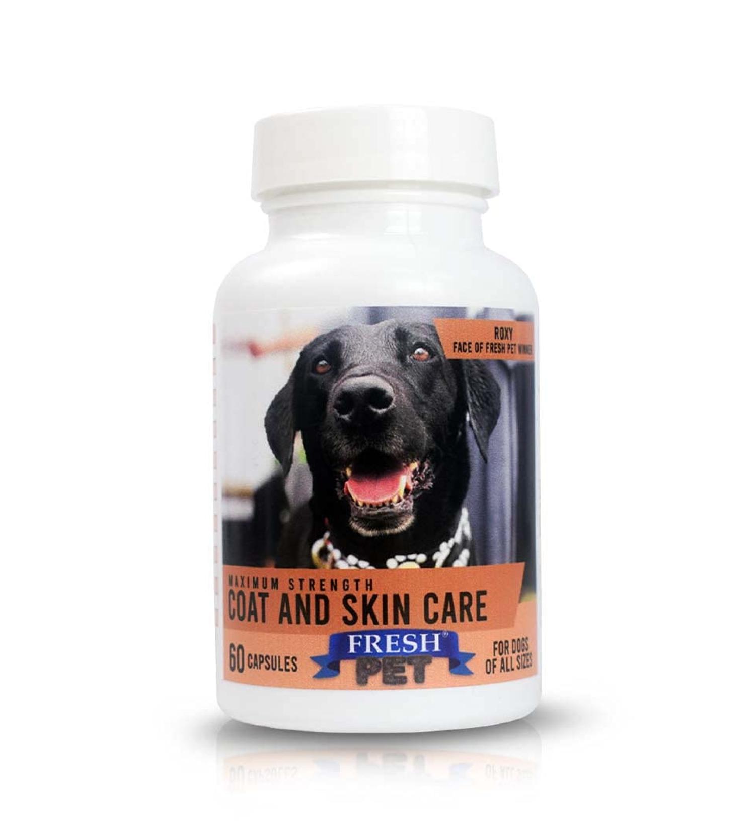 Dog Coat and Skin Care Supplement for Adult Dogs 60 Tablets with 17 Active Ingredients - Buy Online on GoSupps.com
