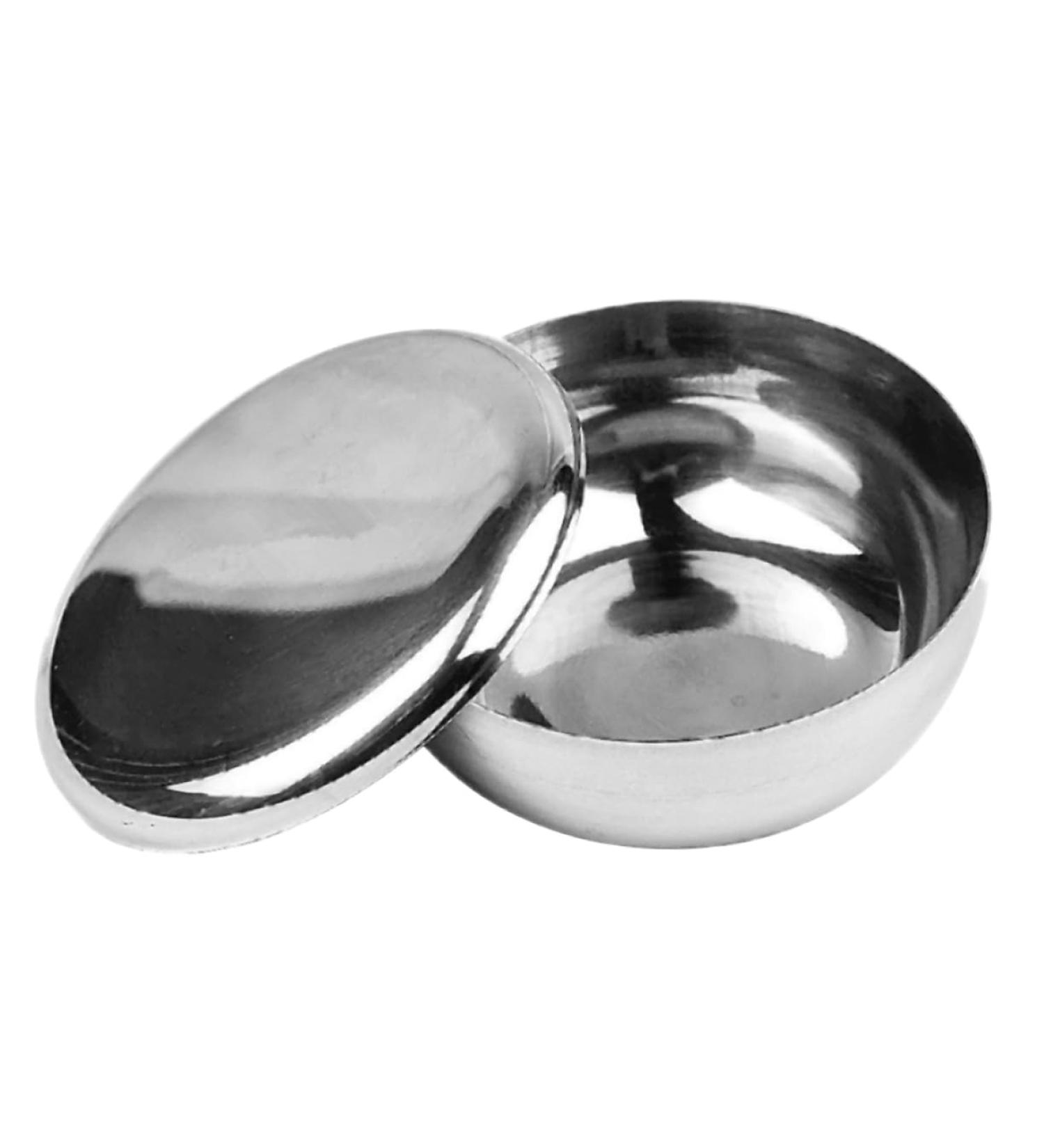 Premium Metal Shaving Bowl with Razor Cream Soap - Ultimate Men's Shaving Kit for Smooth Grooming - Buy Online on GoSupps.com