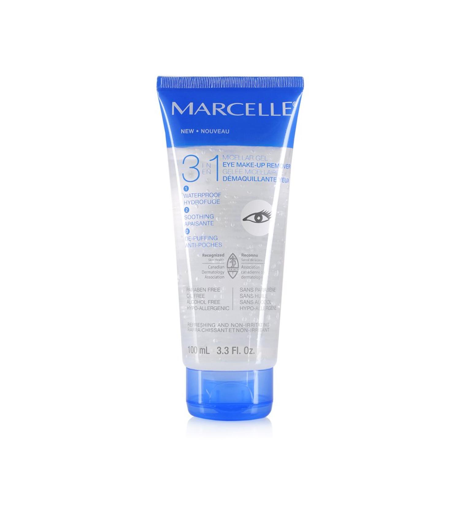 Marcelle 3-in-1 Micellar Gel Eye Makeup Remover - Hypoallergenic & Fragrance-Free - 3.3 fl oz - Buy Online on GoSupps.com
