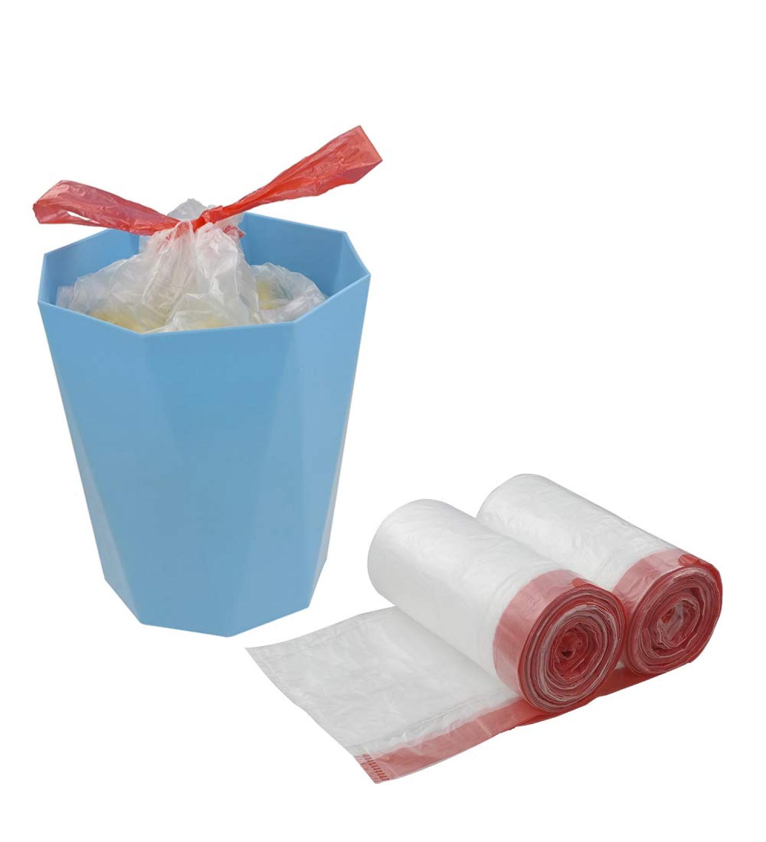 EudokkyNA 1.2 Gallon Clear Bathroom Trash Bags With Drawstring 220 Bags/4 Rolls - Buy Online on GoSupps.com