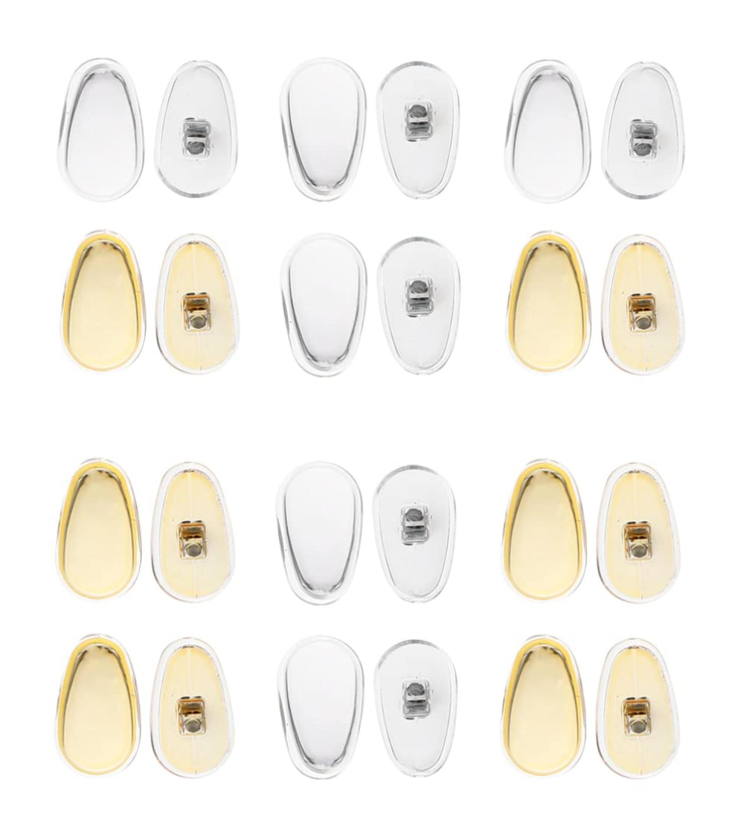Exceart 12 Pairs Self-Adhesive Silicone Nose Pads for Glasses - Comfortable Glasses Accessories for Enhanced Comfort & Fit - Buy Online on GoSupps.com