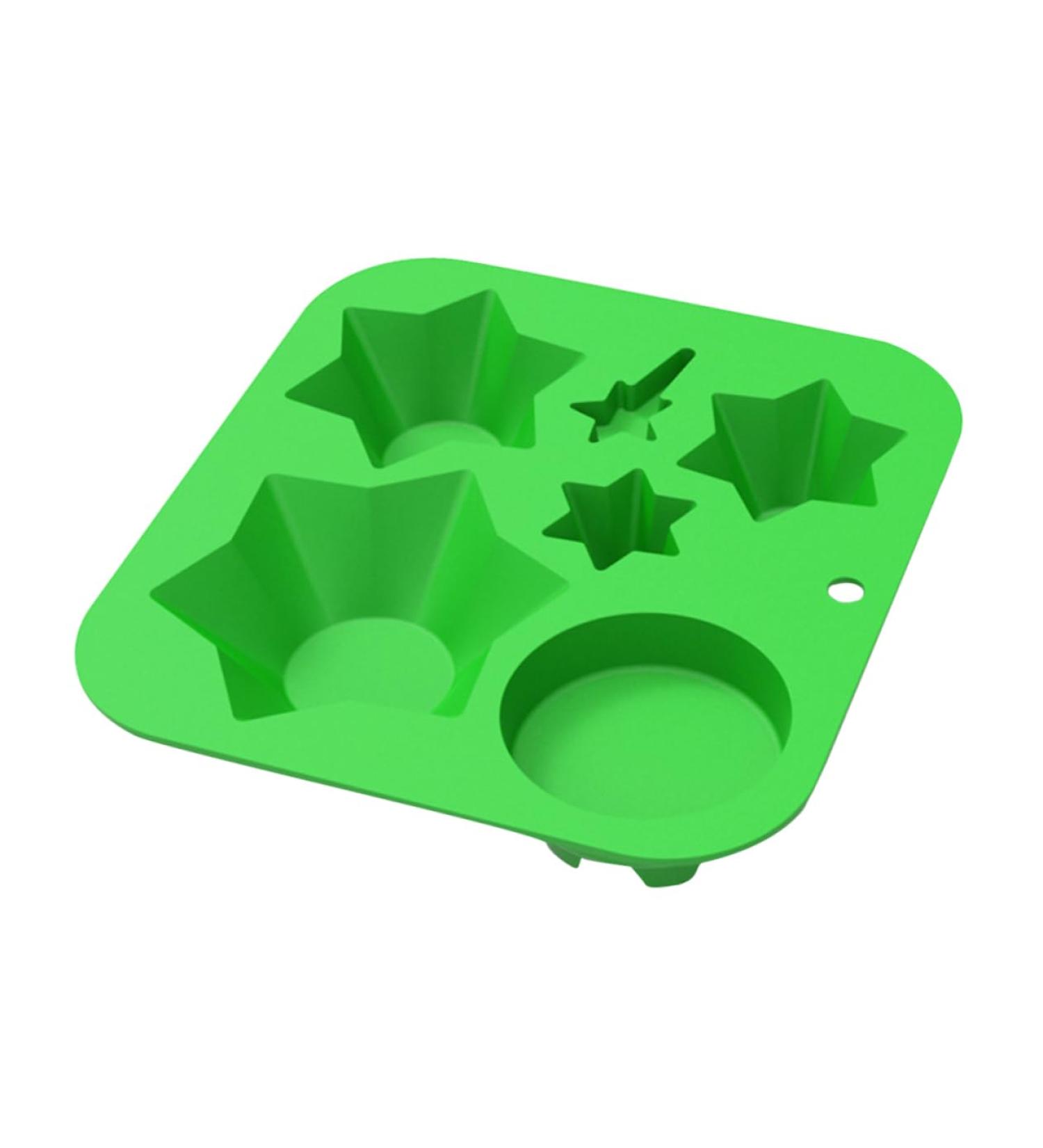 Cabilock Candy Chocolate 2pcs Biscuit Mold Silicone Molds Silicone Cake Baking DIY Mold Simple Mold Grill Plate Epoxy Resin - Buy Online on GoSupps.com