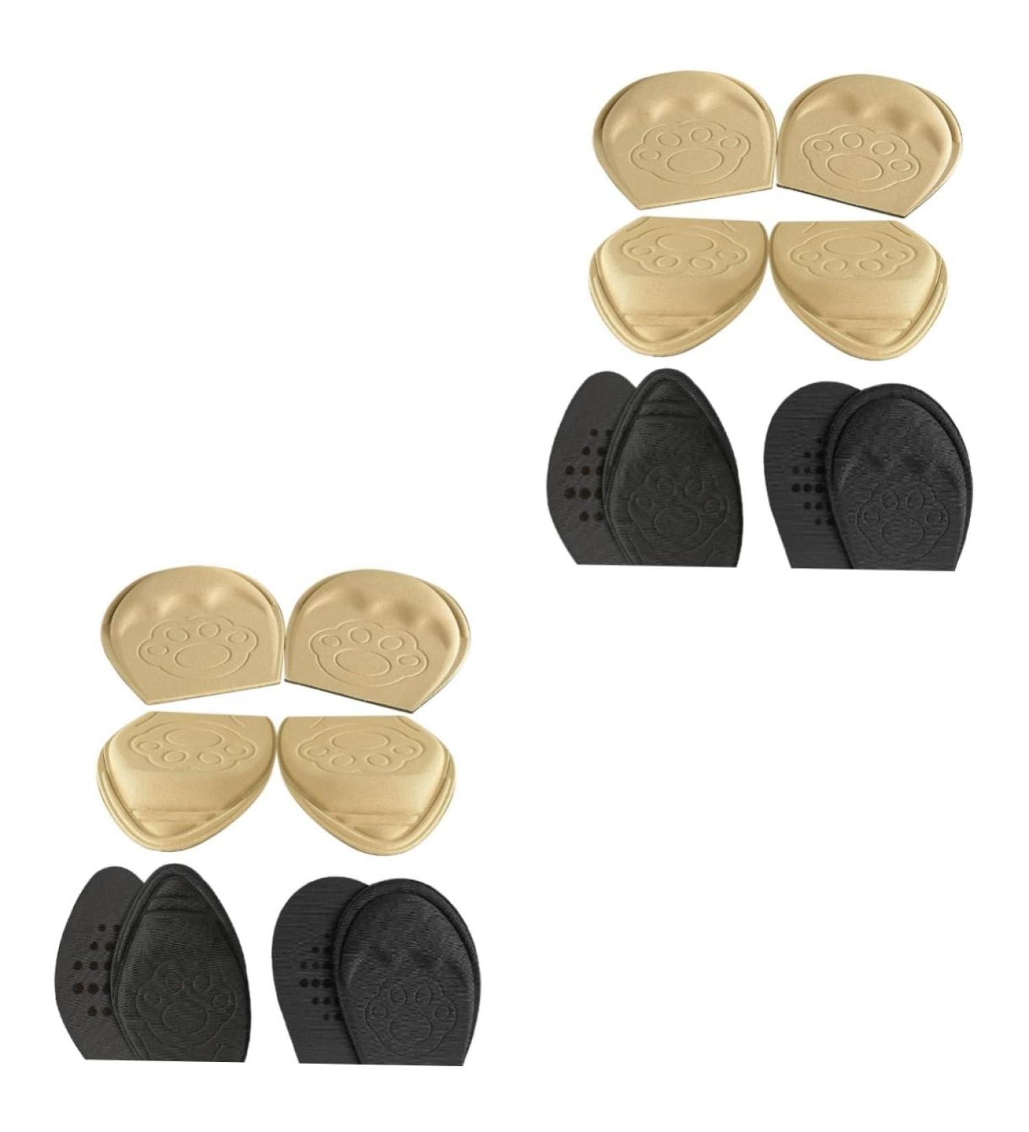 NOLITOY Forefoot Half Size Pads for Women | 8 Pairs Non-Slip Bunion Cushions & Comfort Inserts | Protect Your Feet & Enhance Shoe Fit - Buy Online on GoSupps.com