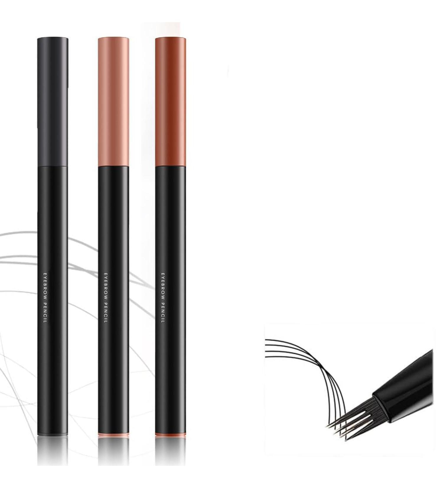 Magic 4-Tip Eyebrow Pencil 2024 New 3D Waterproof And Sweat-proof Microblading Eyebrow Pencil Contouring Pen With 4 Fork Long-Lasting Eyebrow Brush Microblade Eyebrow Pencil (3Pcs) - Buy Online on GoSupps.com