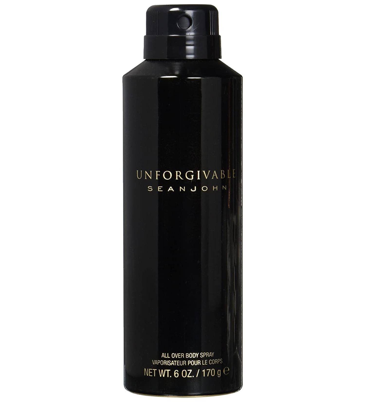 Sean John Unforgivable Men's Body Spray - 6 oz | Long-lasting Fragrance - Buy Online on GoSupps.com