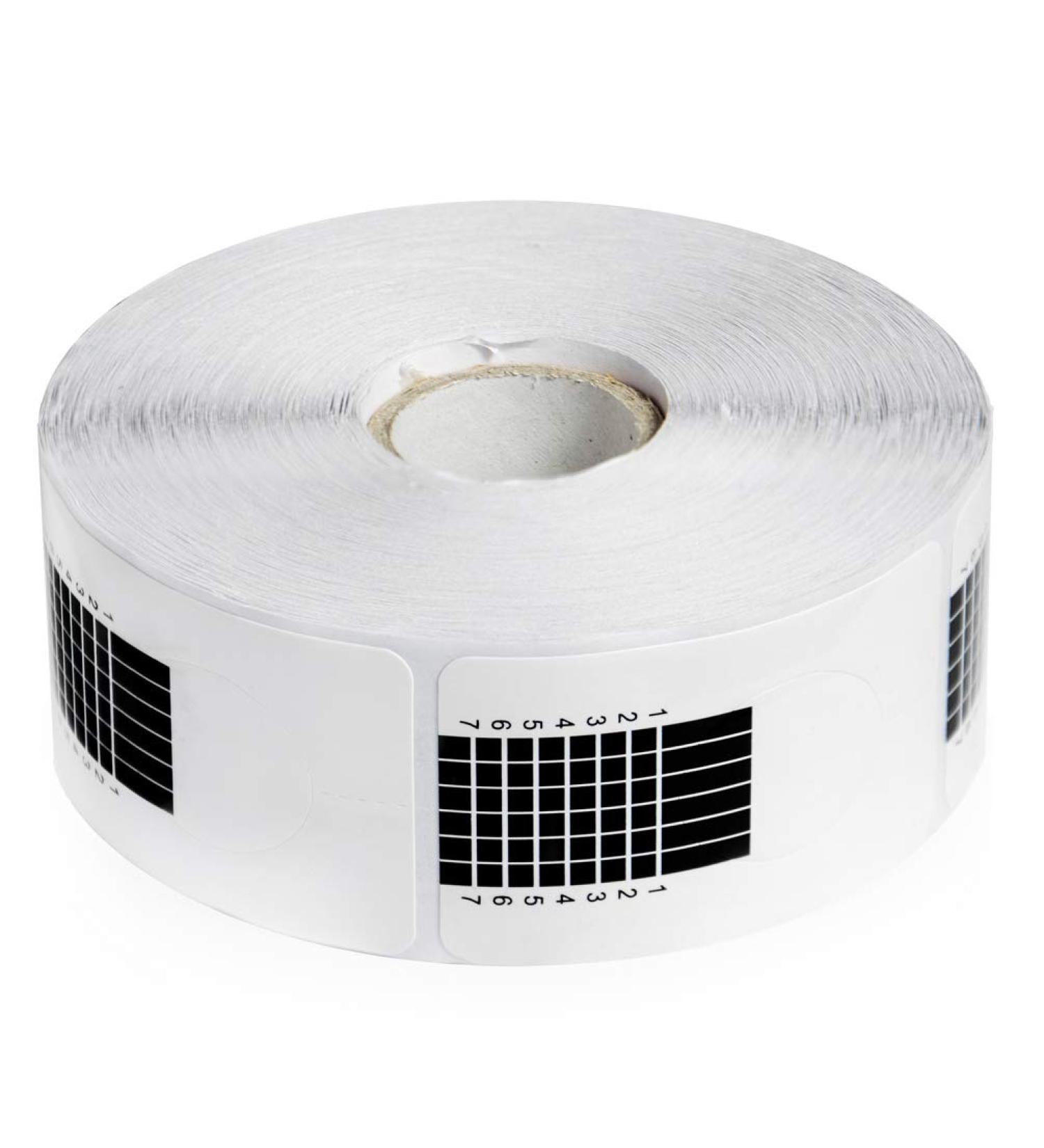 Profico Nail Template - 100 Self-Adhesive Gel & Acrylic Nail Extension Stencils - White Modeling Templates for Perfect Nail Art - Buy Online on GoSupps.com