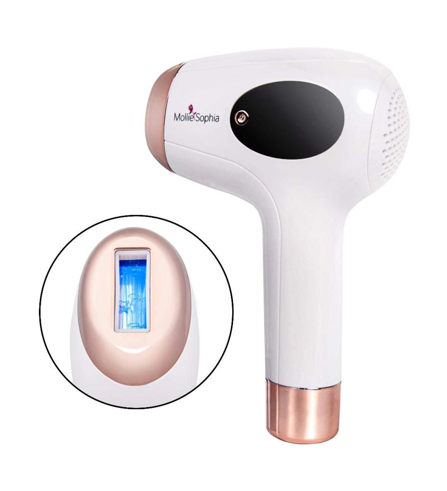 IPL Hair Removal Device for Women and Men - 999999 Flashes, Permanent Laser Hair Removal Kit with Razor and Eye Glasses - Ideal for Face, Armpits, Arms, Chest, Back, Bikini Line, and Legs - Buy Online on GoSupps.com