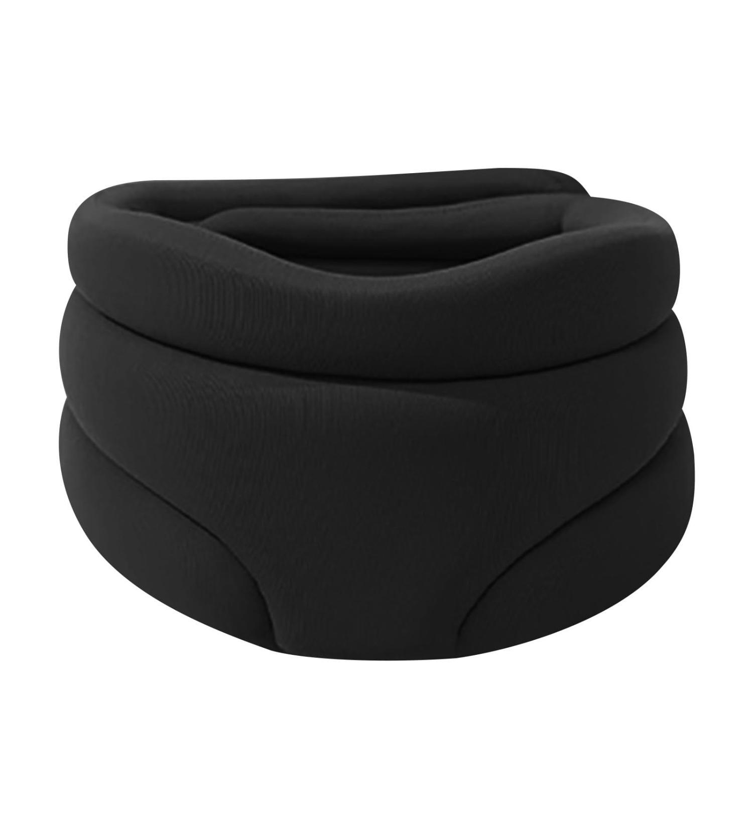 Soft Foam Neck Brace for Sleeping | Pressure Relief & Support | Generically Correct Neck Support - Black - Buy Online on GoSupps.com