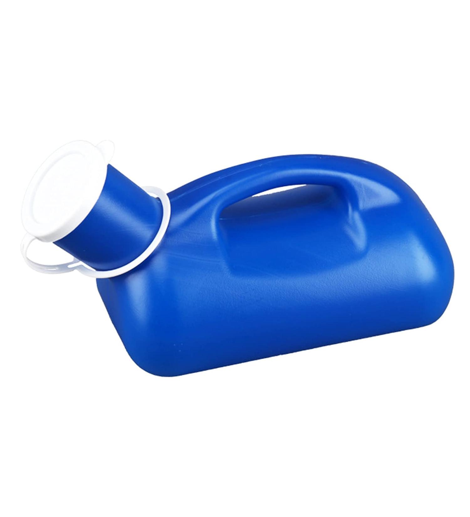 Urinals for Men - Thick Urine Bottles for Men with Spill/Leak Proof Screw-On Lids - 1200ml Portable Urinal for Men - Bed Pan - Pee Bottles for Men Happy - Buy Online on GoSupps.com