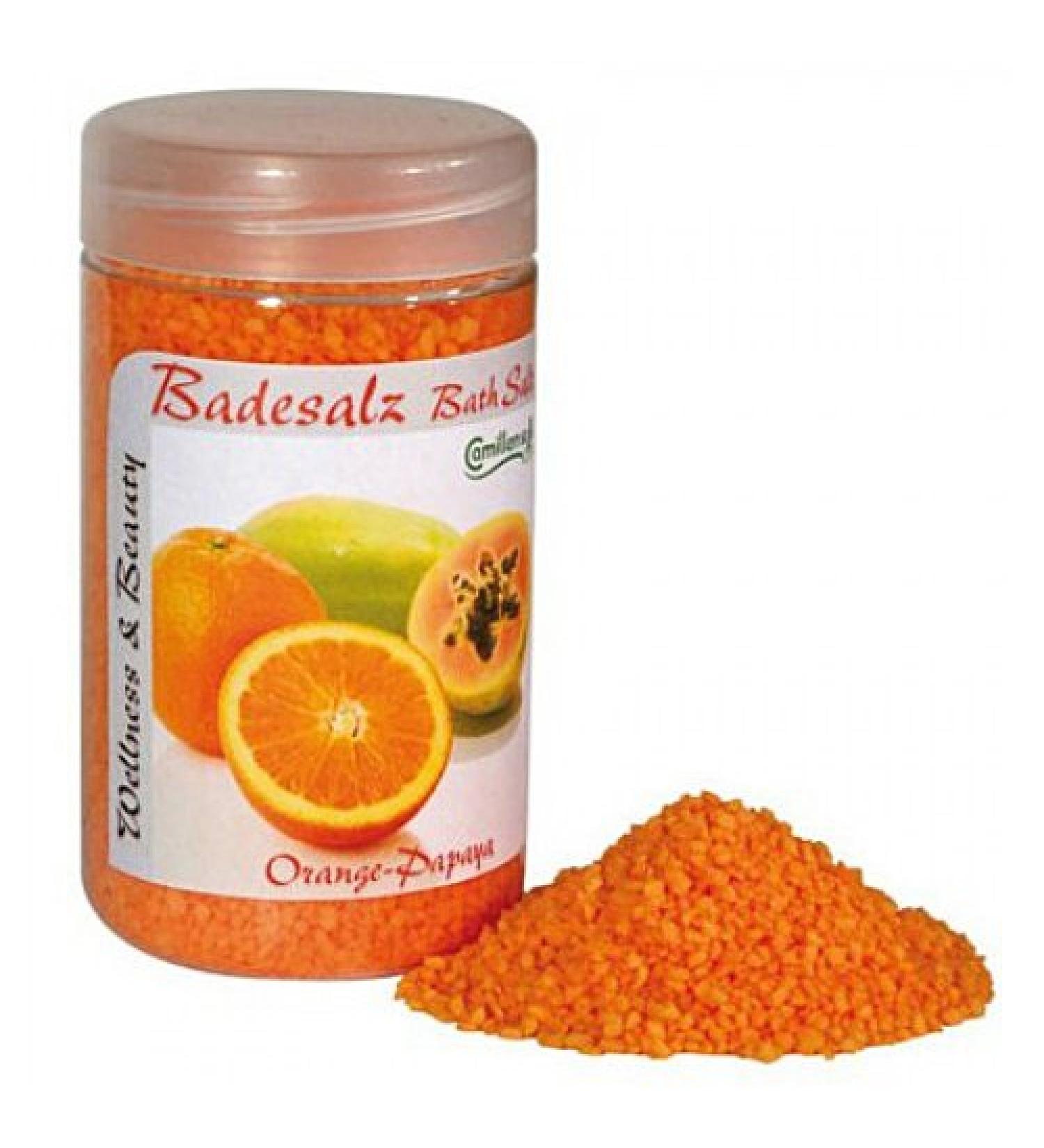 Buy Orange Papaya Chamomile Bath Salts | Foot Bath Additive | 350g - Revitalize Your Feet - Buy Online on GoSupps.com